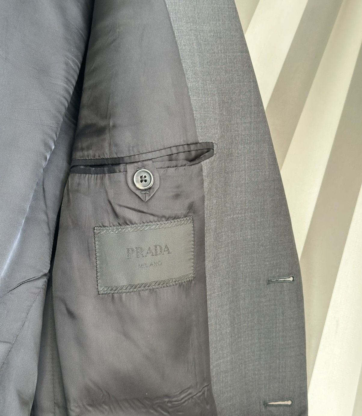 Prada PRADA FW2012 Runway Gray Wool Jacket Size US M / EU 48-50 / 2 - 12 Thumbnail
