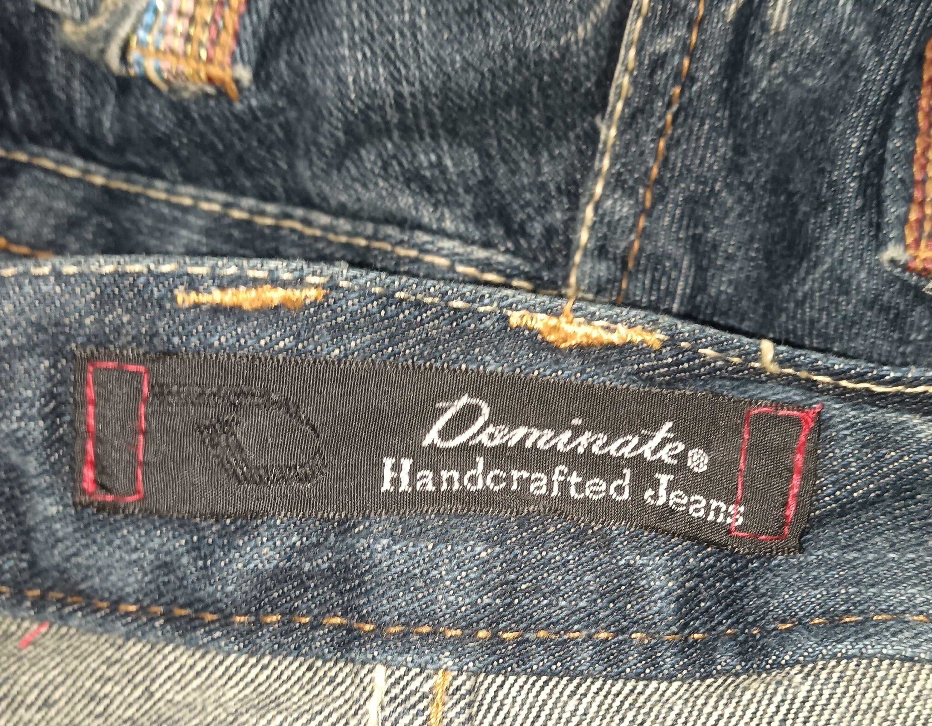 If Six Was Nine DOMINATE DOUBLE WAIST DISTRESS SEASONED JEANS Size US 34 / EU 50 - 5 Thumbnail