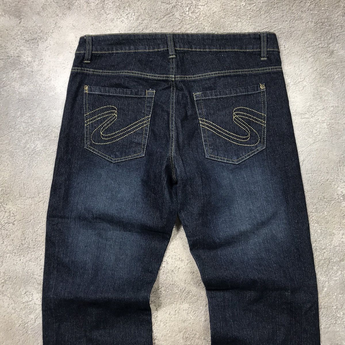 Vintage Vintage Y2K Distressed Baggy Jeans Skate Grunge Dark Wash 32 Size 32" / US 10 / IT 46 - 4 Thumbnail