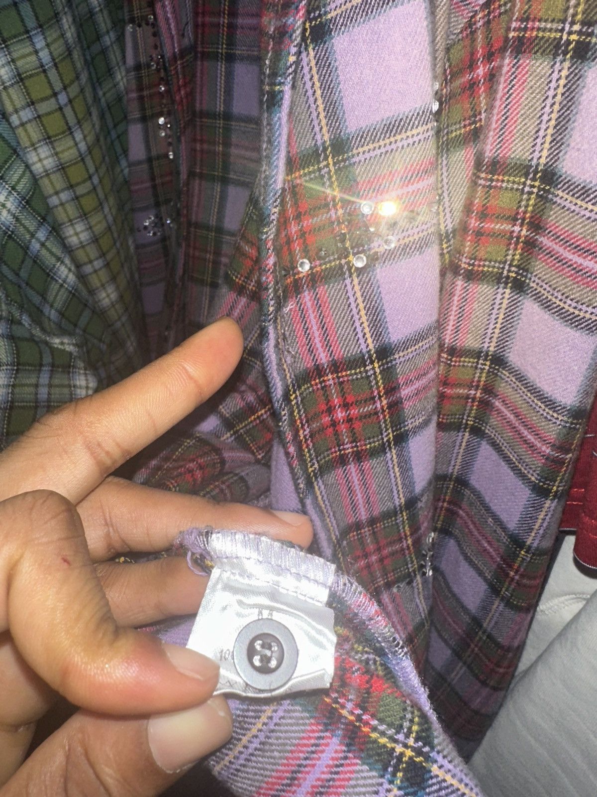 Vale Vale Forever Purple Hazel Flannel Size US M / EU 48-50 / 2 - 7 Thumbnail