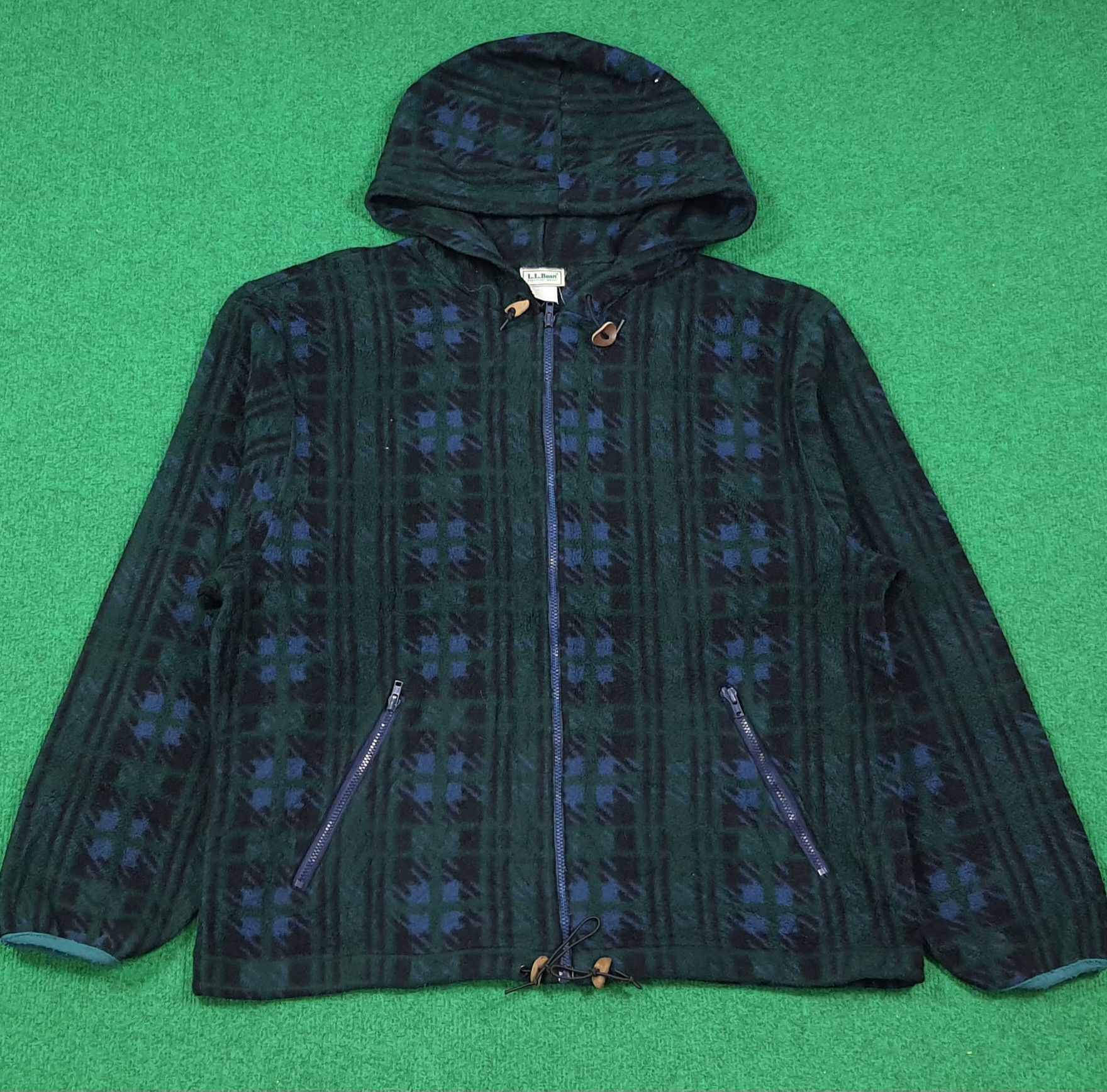 L.L. Bean Vintage L.L. Bean Fleece Outdoor Hoodie Jacket C278N2 Size US L / EU 52-54 / 3 - 1 Thumbnail
