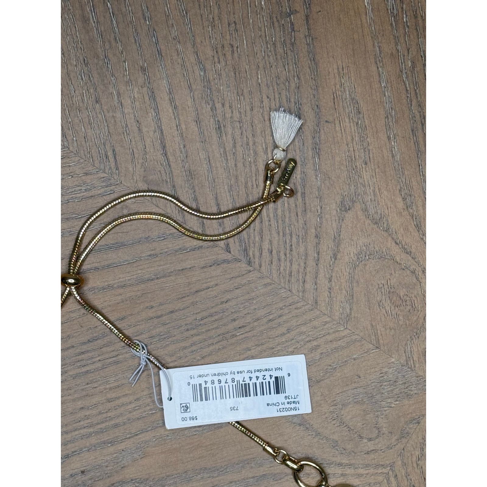 Other Lonna & Lilly Gold Tone Black Floral Adjustable Necklace Size ONE SIZE - 2 Thumbnail