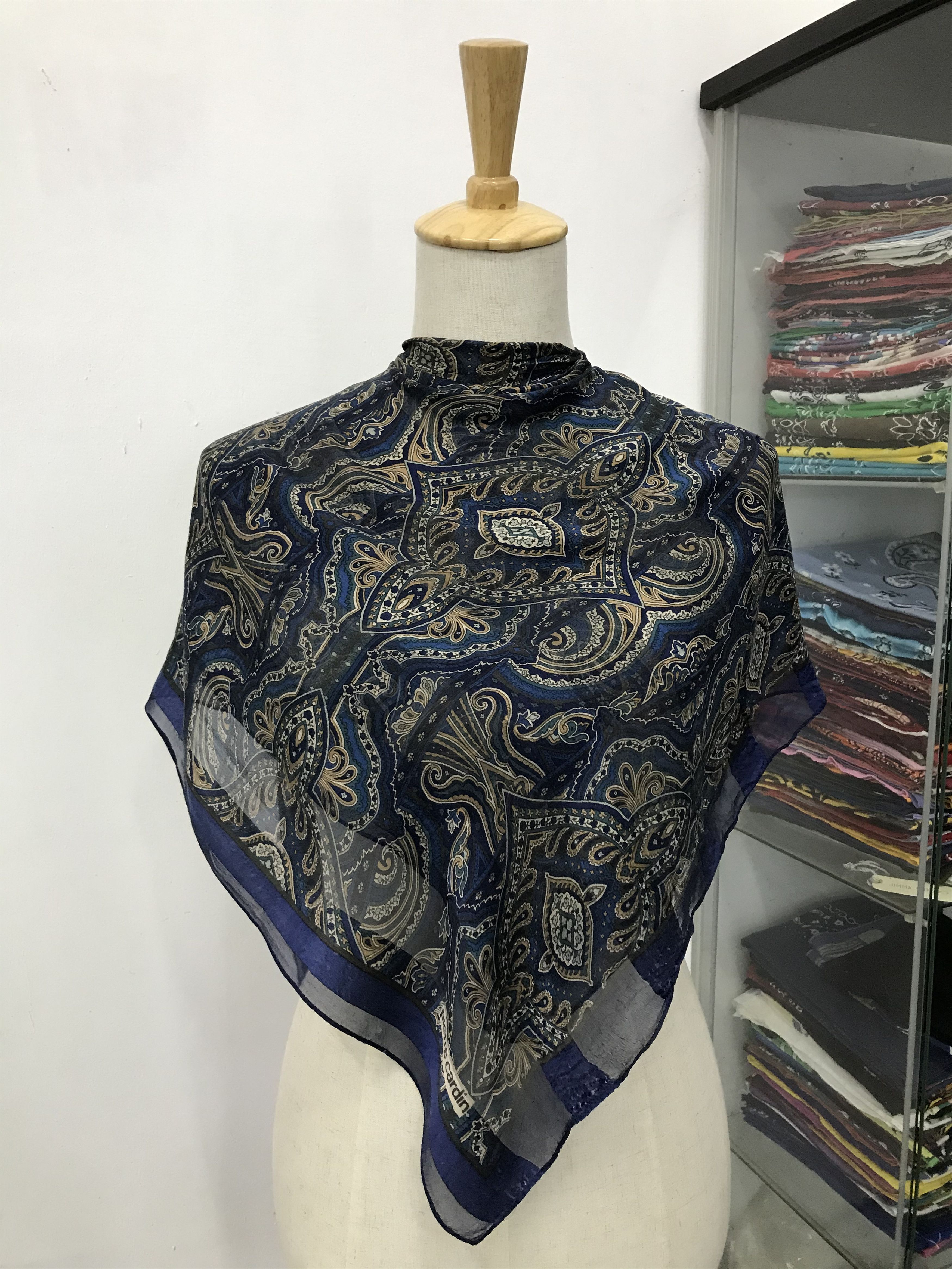 Pierre Cardin Vintage Pierre Cardin Silk Scarf Size ONE SIZE - 1 Thumbnail