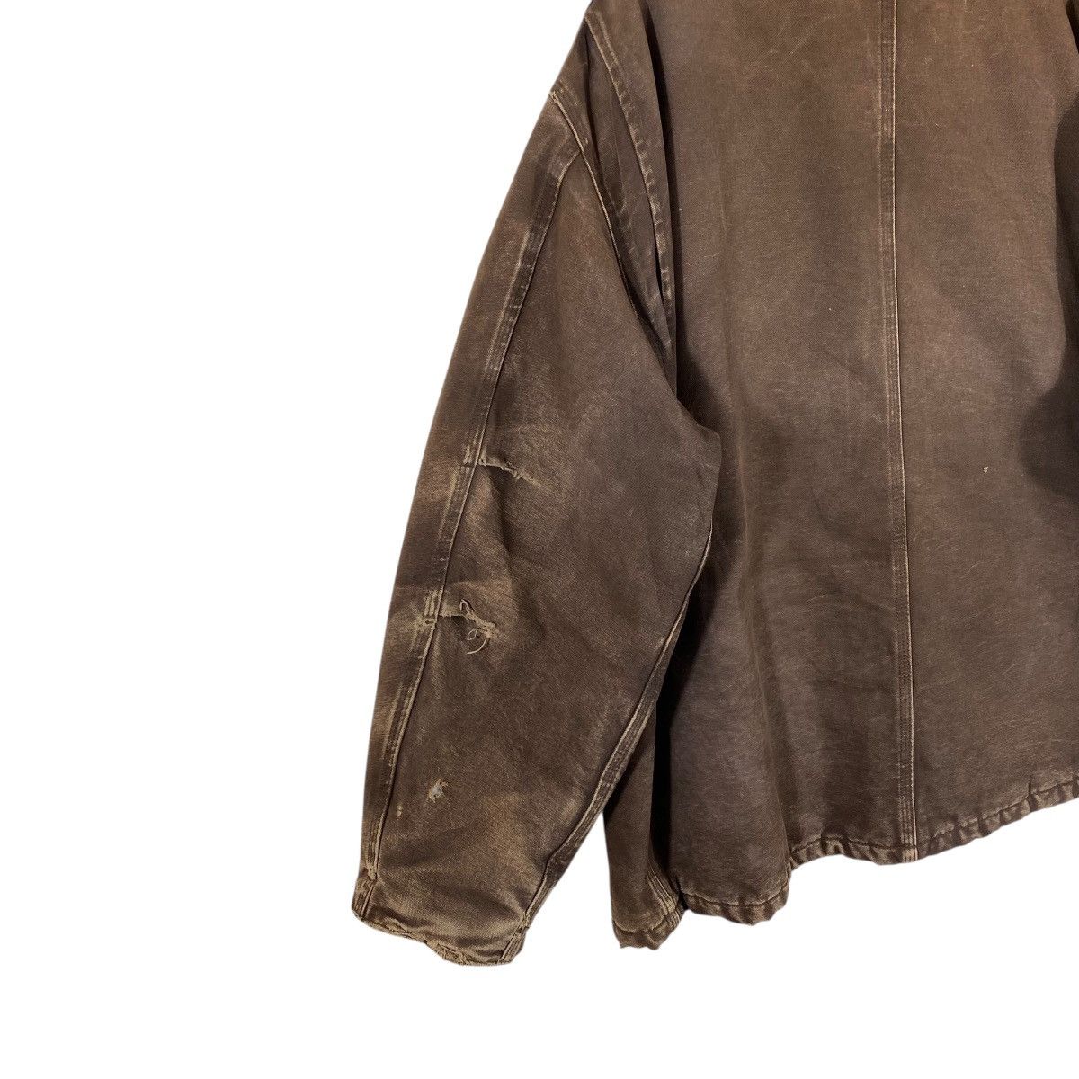 Carhartt Vintage Carhartt C26 DKB Mocha Dual Zip Quilted Workwear Size US XL / EU 56 / 4 - 17 Thumbnail