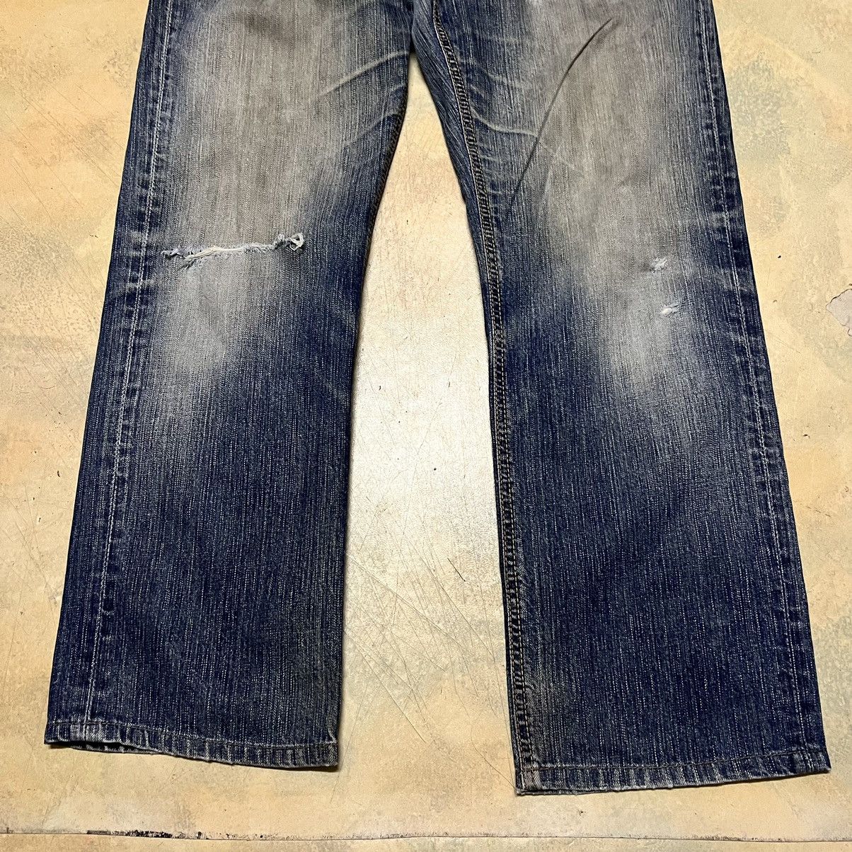 Edwin × Japanese Brand Edwin 503 Premium Made In Japan Distressed Denim Jeans Size US 33 - 5 Thumbnail