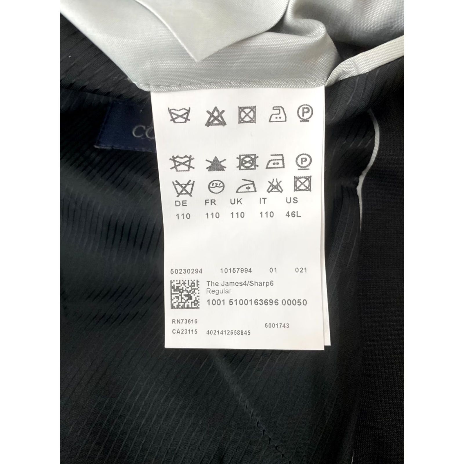 Hugo Boss Hugo Boss Blazer Jacket Wool Men dark grey tailored Size 46L regular Size 46R - 7 Thumbnail
