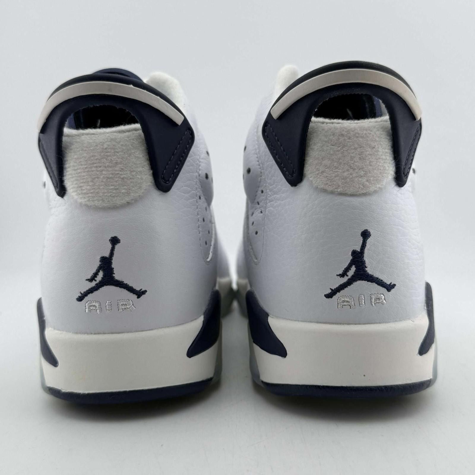 Jordan Brand Air Jordan 6 Retro GS White Midnight Navy 5Y Size US 5 / EU 37 - 5 Thumbnail