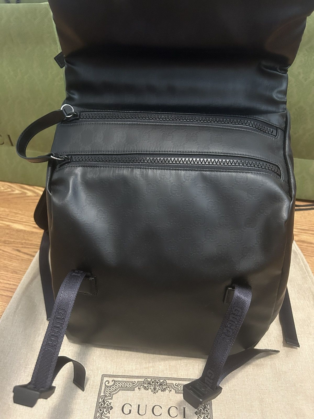 Gucci Gucci Matte Crystal Gg Backpack Size ONE SIZE - 4 Thumbnail
