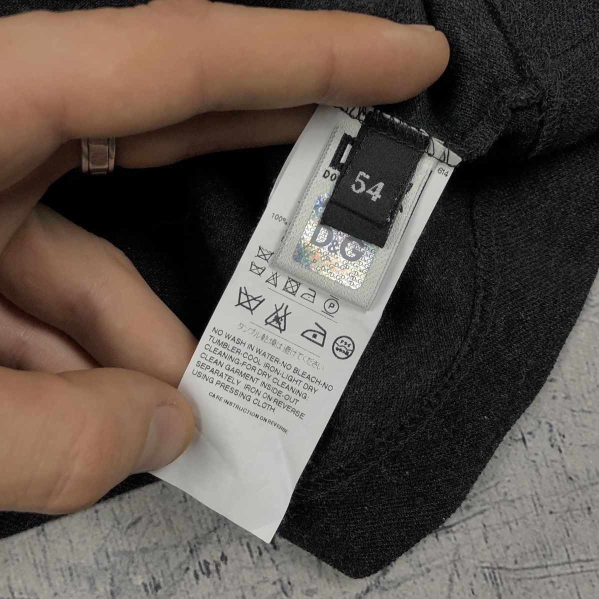 Dolce & Gabbana × Vintage Vintage Dolce+Gabbana Embroidered Logo Luxury Designer Polo Size US L / EU 52-54 / 3 - 9 Thumbnail