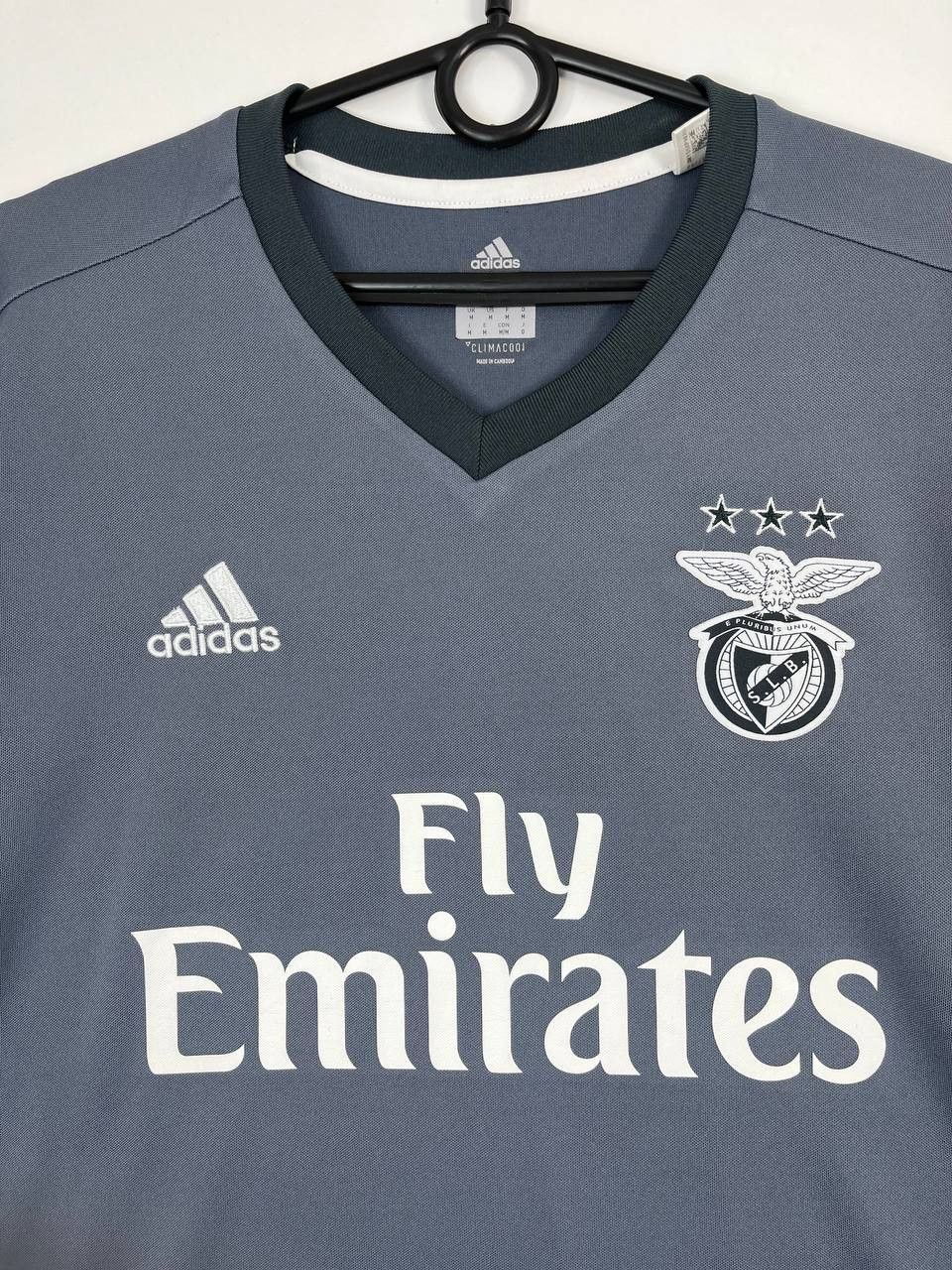 Adidas Benfica 2017/2018 Away Football Shirt Adidas Soccer Size M Size US M / EU 48-50 / 2 - 5 Thumbnail
