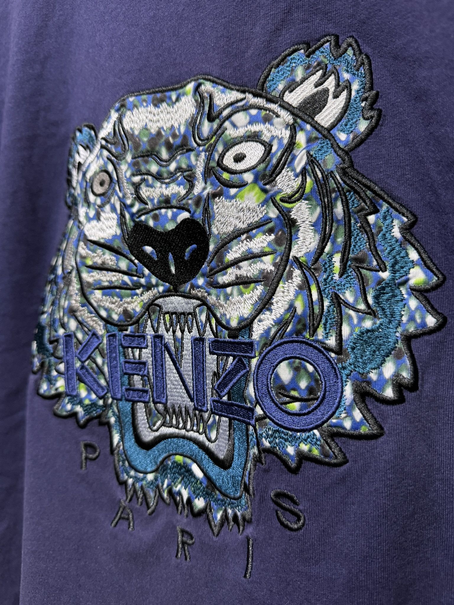 Japanese Brand × Kenzo Kenzo Paris Embroidered Big Logo Size US M / EU 48-50 / 2 - 2 Thumbnail