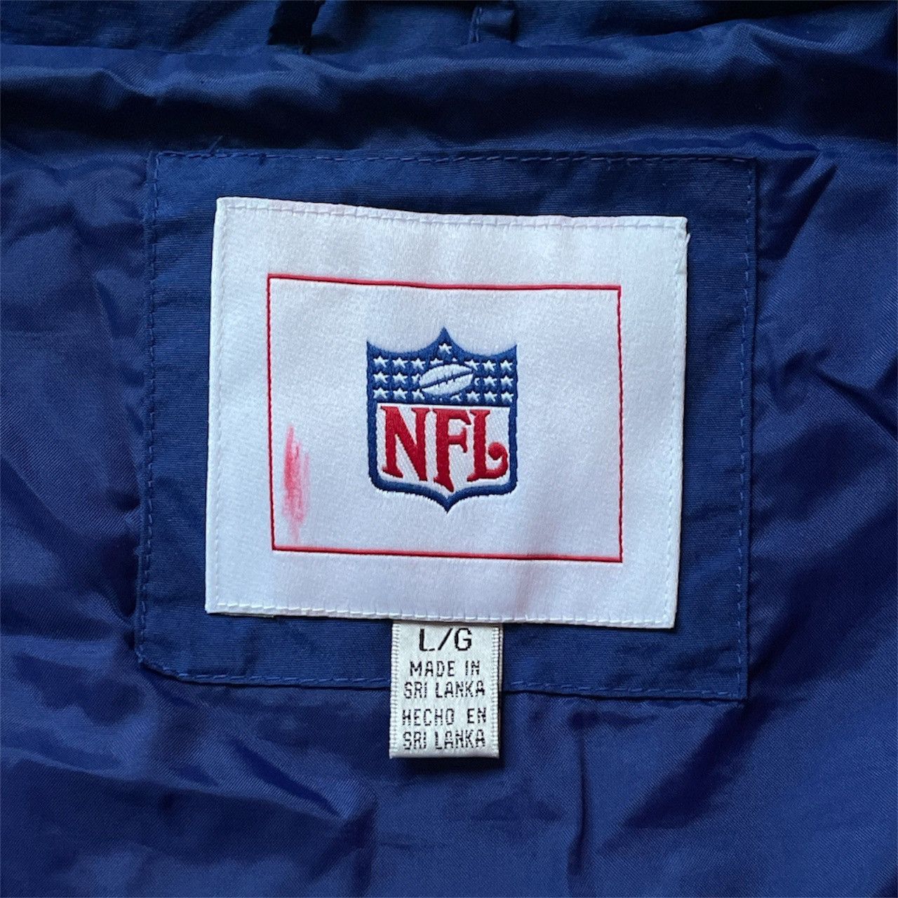 NFL Vintage Giants Windbreaker Size US L / EU 52-54 / 3 - 3 Thumbnail