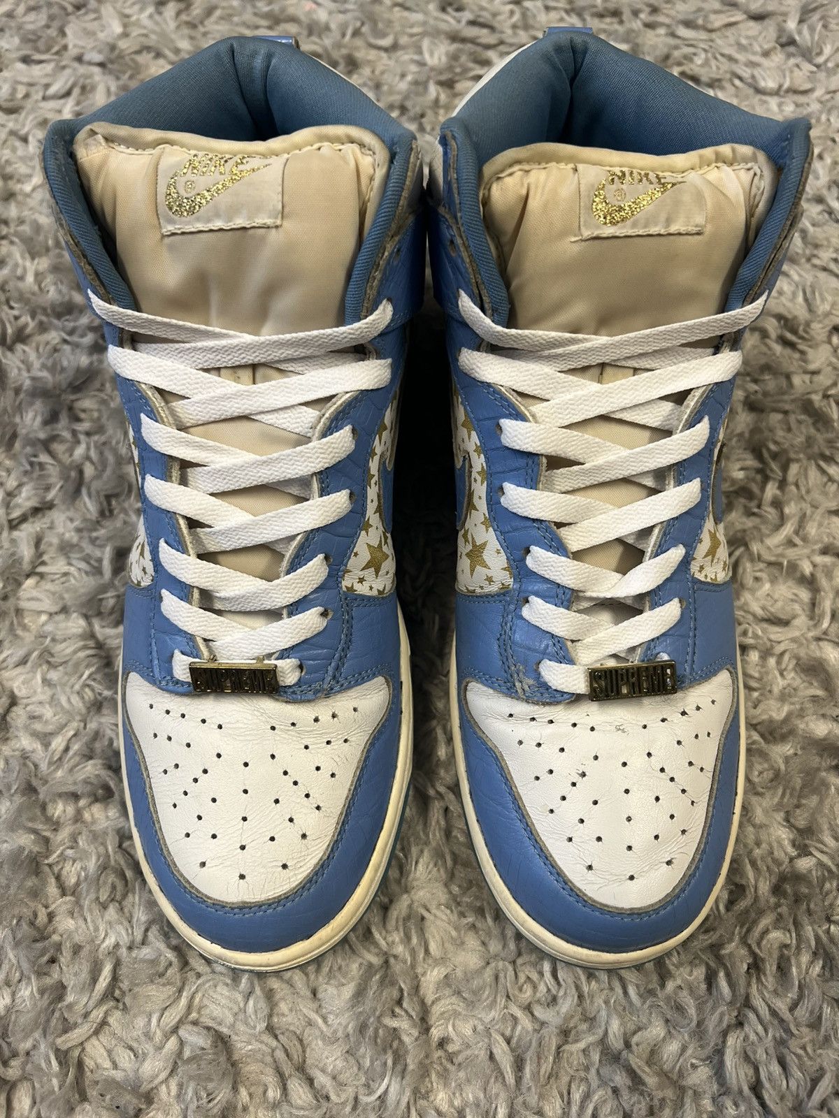 Nike × Supreme Nike Supreme x Dunk High Pro SB 'Blue' Size US 10.5 / EU 43-44 - 3 Thumbnail