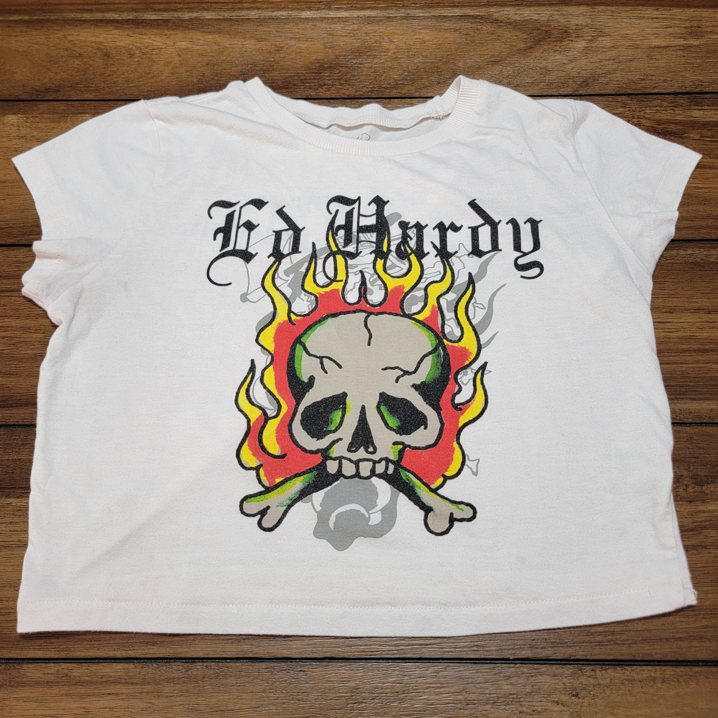 Ed Hardy Ed Hardy Crop "Ed Hardy Tattoos"-Junior Large OR Adult Small Size S / US 4 / IT 40 - 1 Thumbnail