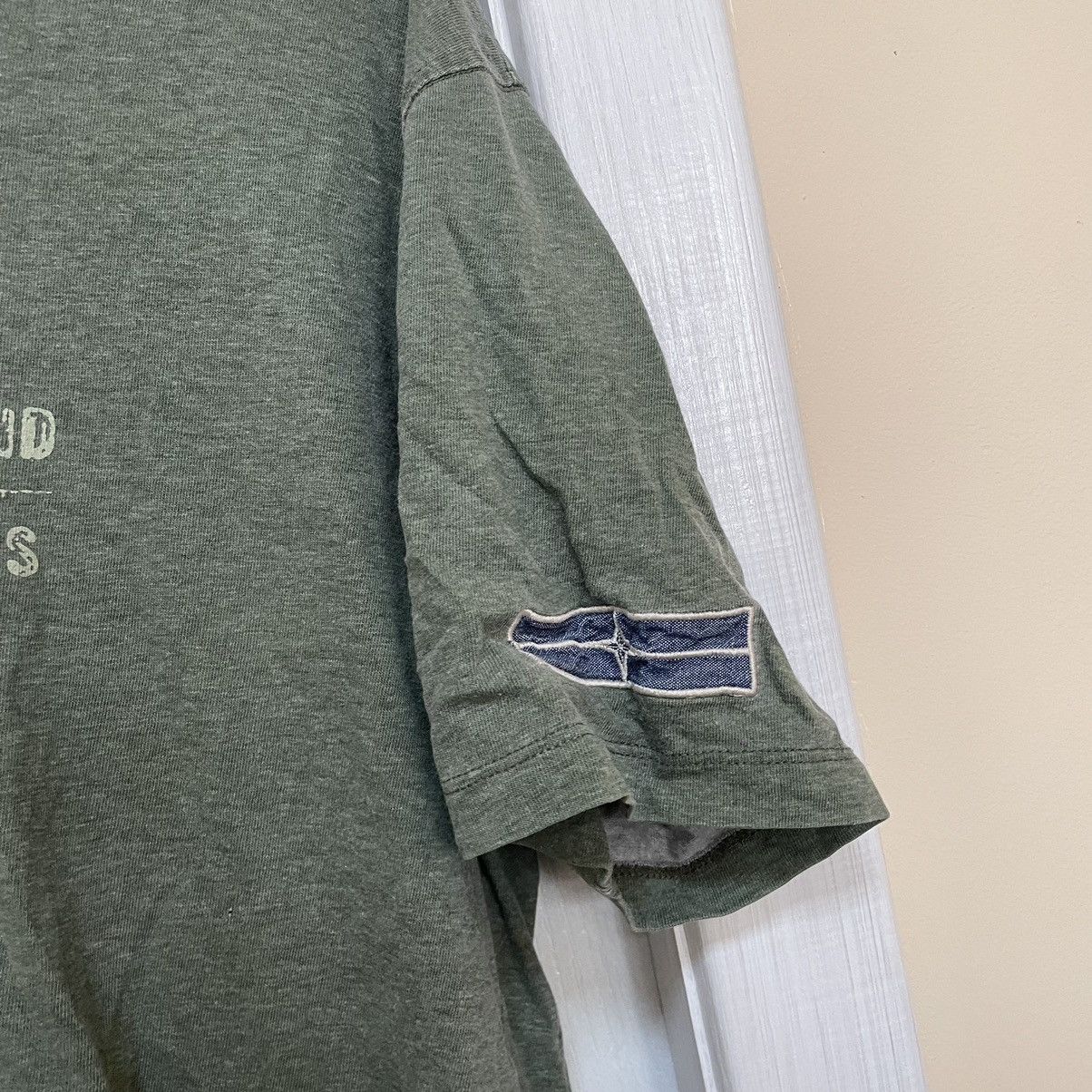 Stone Island × Vintage 90s retro Vintage Stone Island denim tee shirt marina osti Size US L / EU 52-54 / 3 - 3 Thumbnail