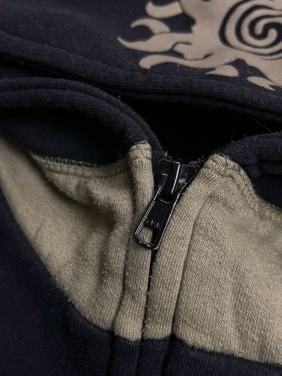 Vintage Vintage Tribal Archival Tattoo Boxy Zip Hoodie Y2K L Size US L / EU 52-54 / 3 - 4 Thumbnail