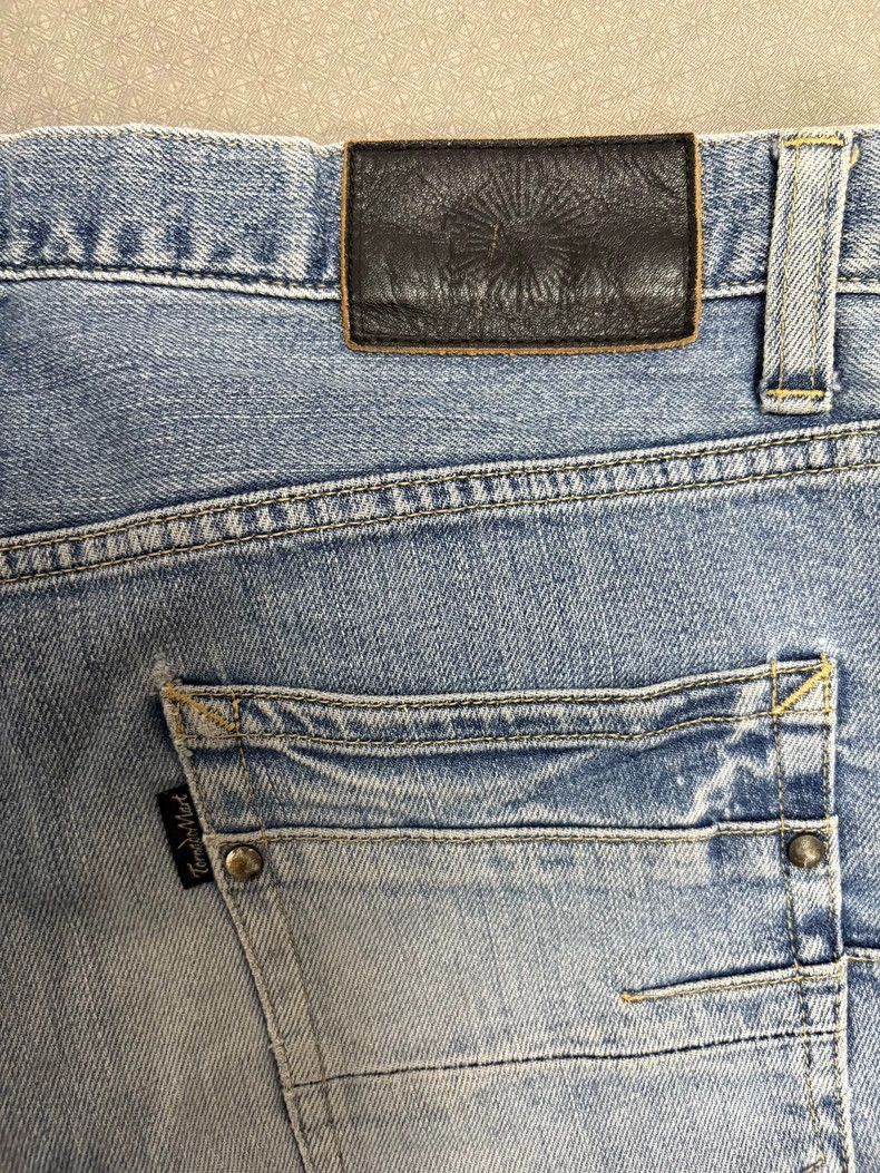 Yohji Yamamoto Vintage Light Blue Distressed Denim Jeans-2506 Size 31" - 8 Thumbnail