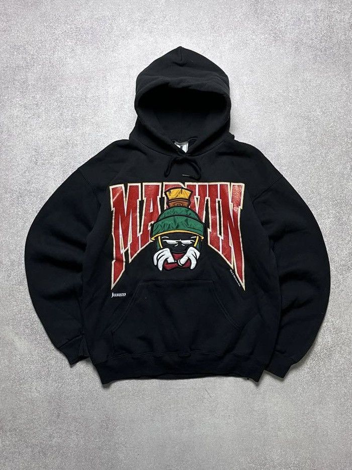 Vintage Vintage Marvin Jostens Boxy Hoodie M Warner Brothers Size US M / EU 48-50 / 2 - 1 Thumbnail