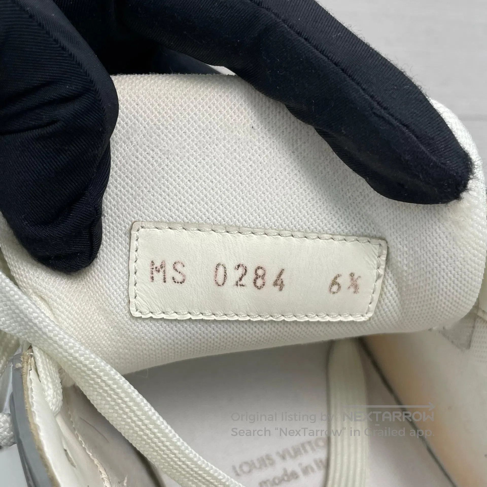 Louis Vuitton Louis Vuitton Gray-white denim full print low-top sneakers Size US 6.5 / EU 39-40 - 8 Thumbnail