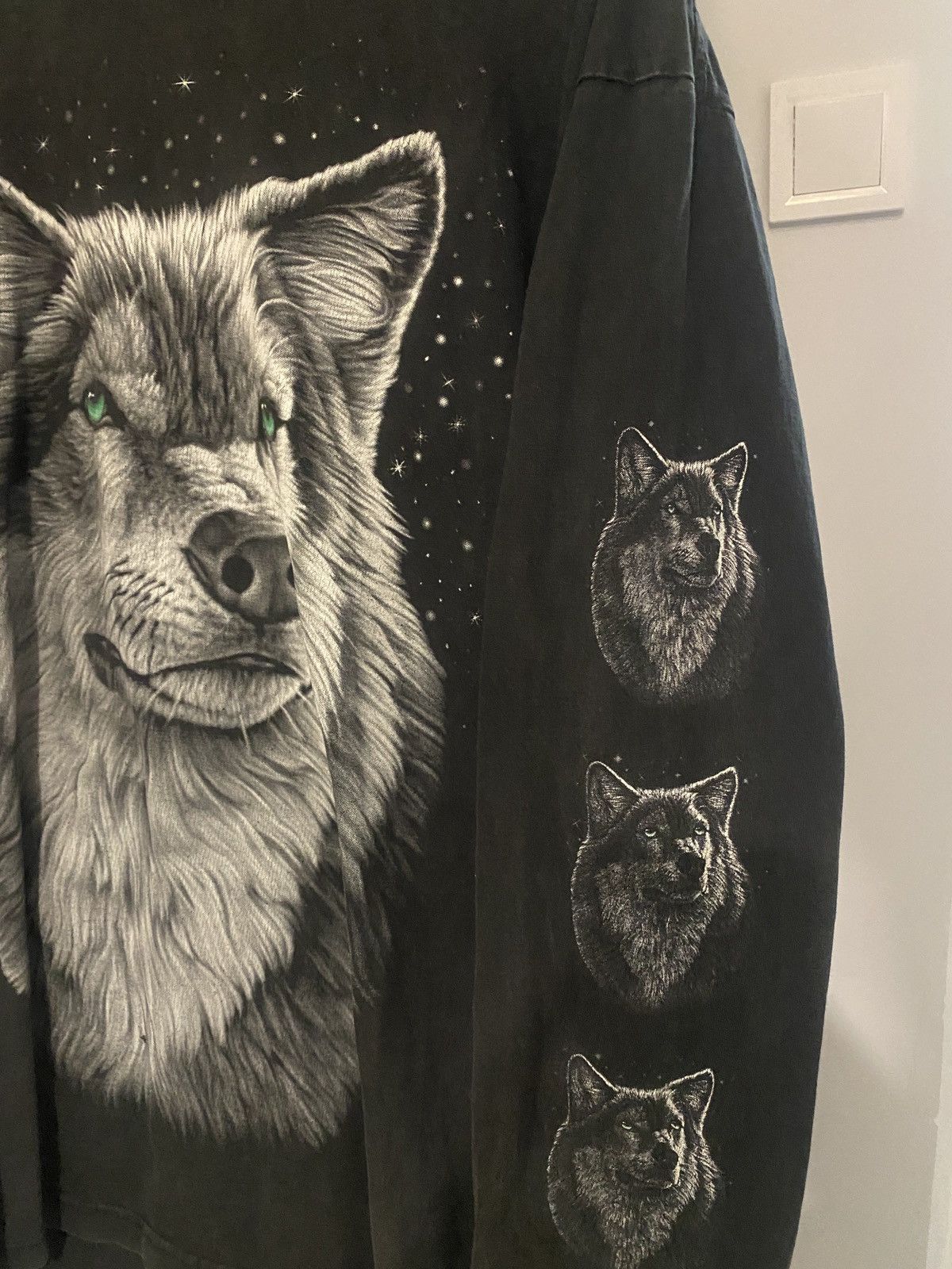 Other Animal wolf fullprint aop longsleve streetwear hoodie Size US L / EU 52-54 / 3 - 7 Thumbnail