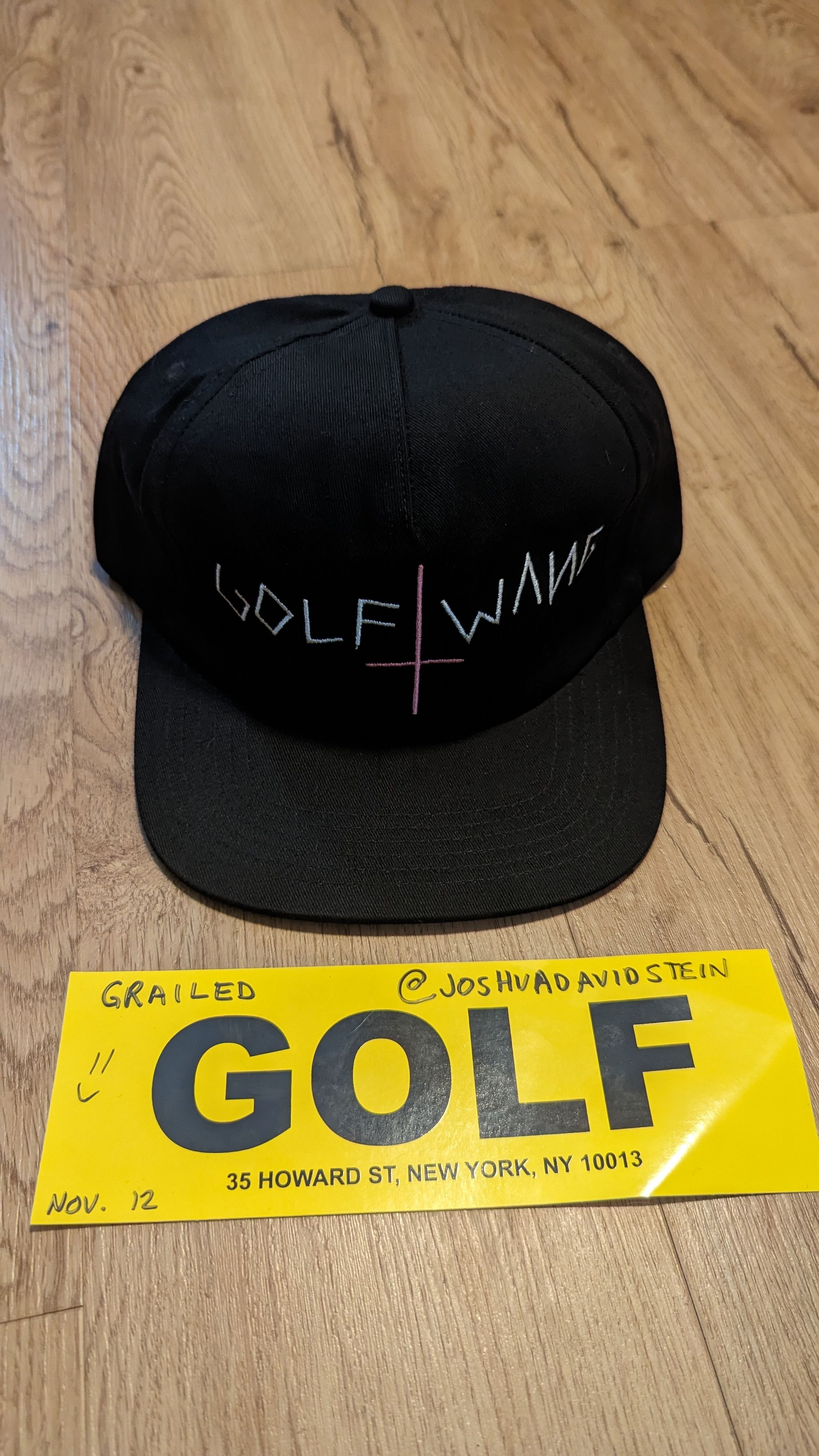 Golf Wang Golf Wang Box Cutter Black Snapback Hat (5 panel