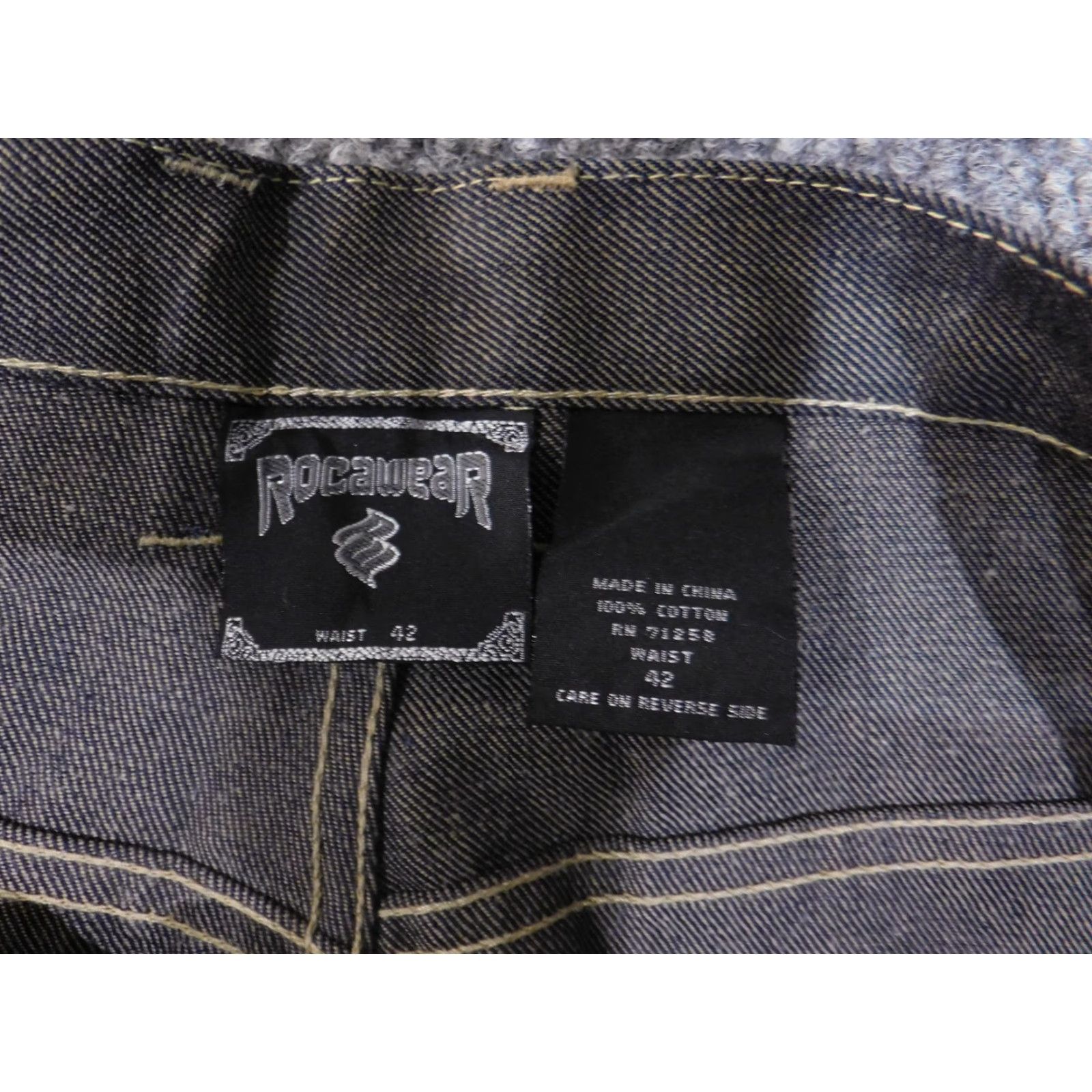 Rocawear Rocawear Shorts Mens 42 Brown Denim Carpenter Workwear Relaxed Fit Casual Hip Hop Mens Size US 42 / EU 58 - 7 Thumbnail