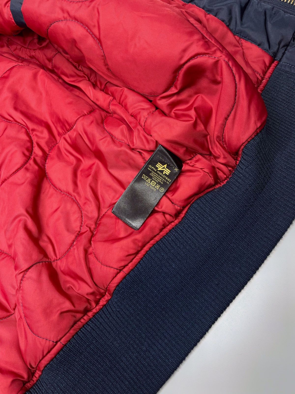 Alpha Industries Vintage Y2k Alpha Industries Bomber Jacket MA-2 Size US M / EU 48-50 / 2 - 5 Thumbnail