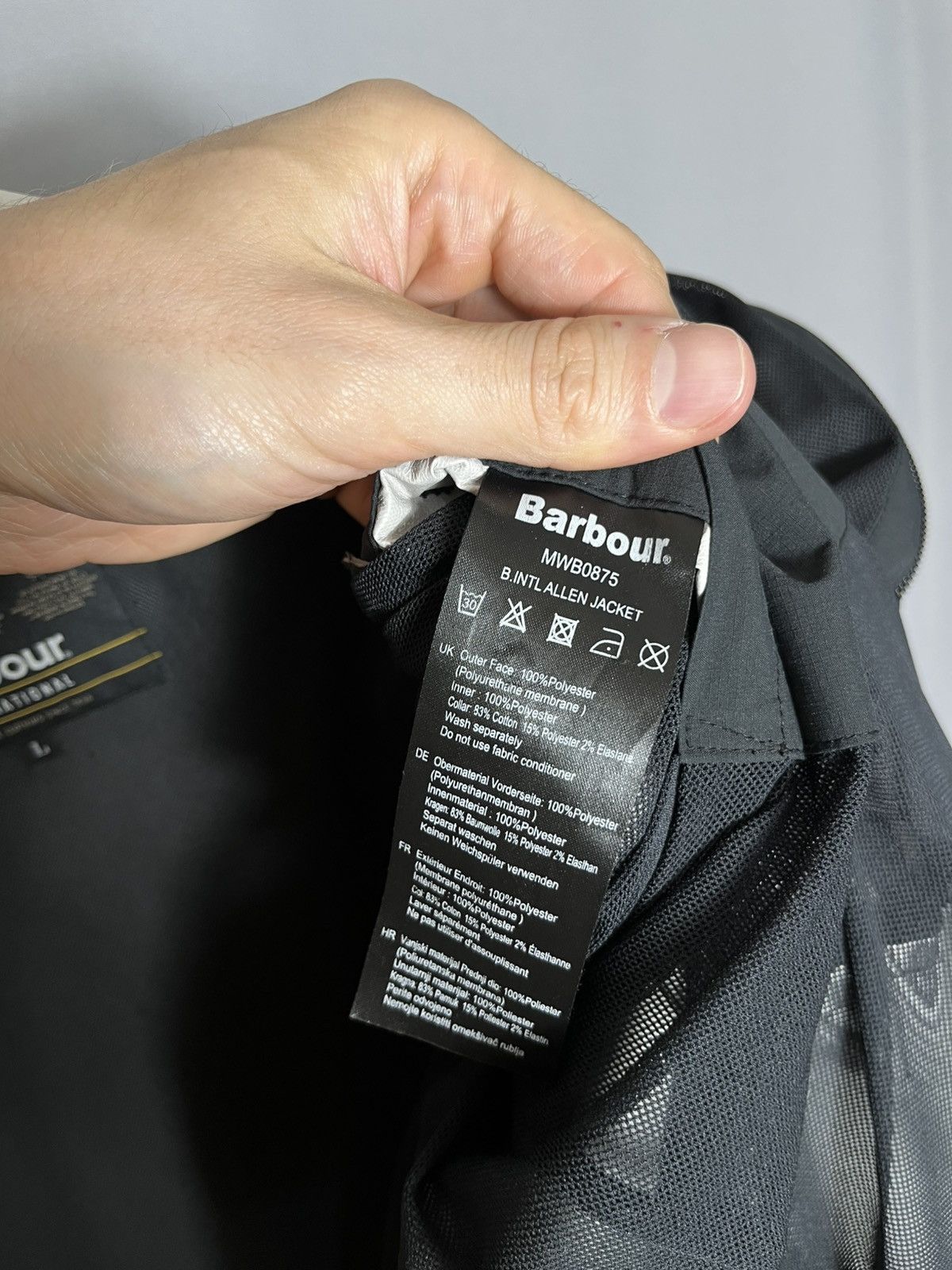 Barbour barbour international allen jacket waterproof mens black Size US L / EU 52-54 / 3 - 12 Thumbnail