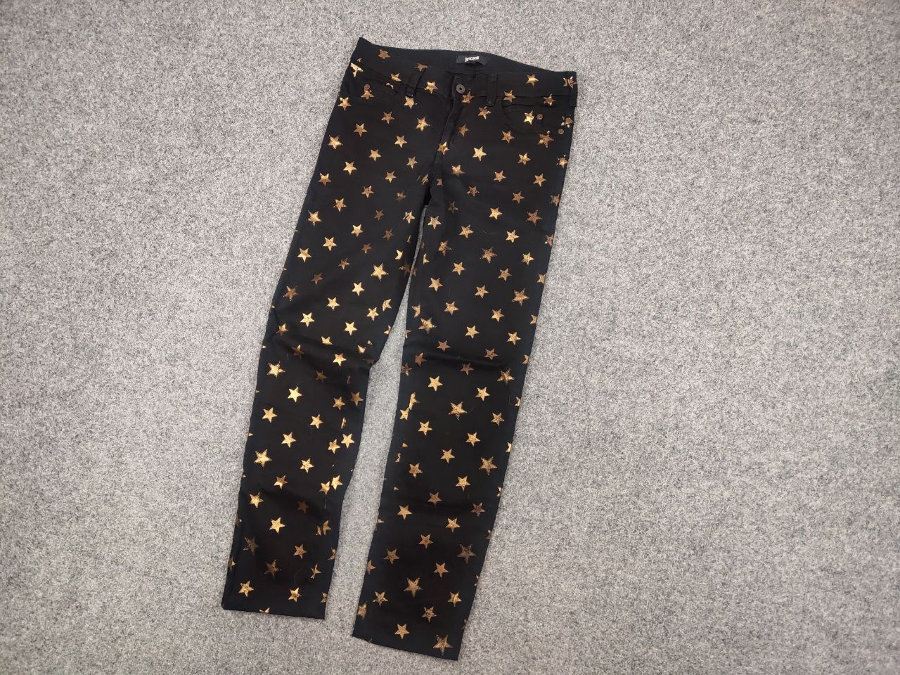 Just Cavalli Just Cavalli Casual black pants with gold star print Size 28" / US 6 / IT 42 - 5 Thumbnail