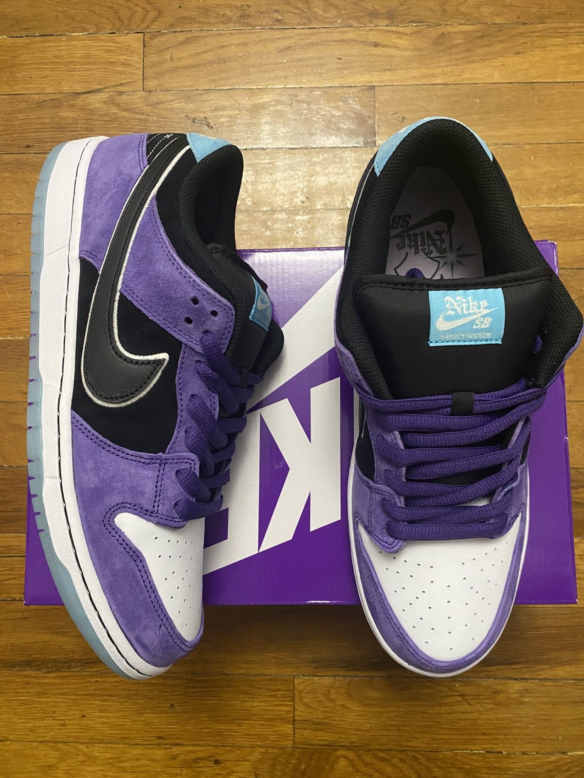 Size 12 Nike SB Dunk Low Hayley Wilson Court Purple Men