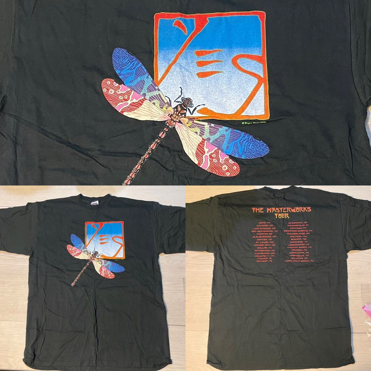 Vintage Yes - the Masterworks Tour shirt XL 2000 Vintage Roger Dean Size US XL / EU 56 / 4 - 1 Thumbnail