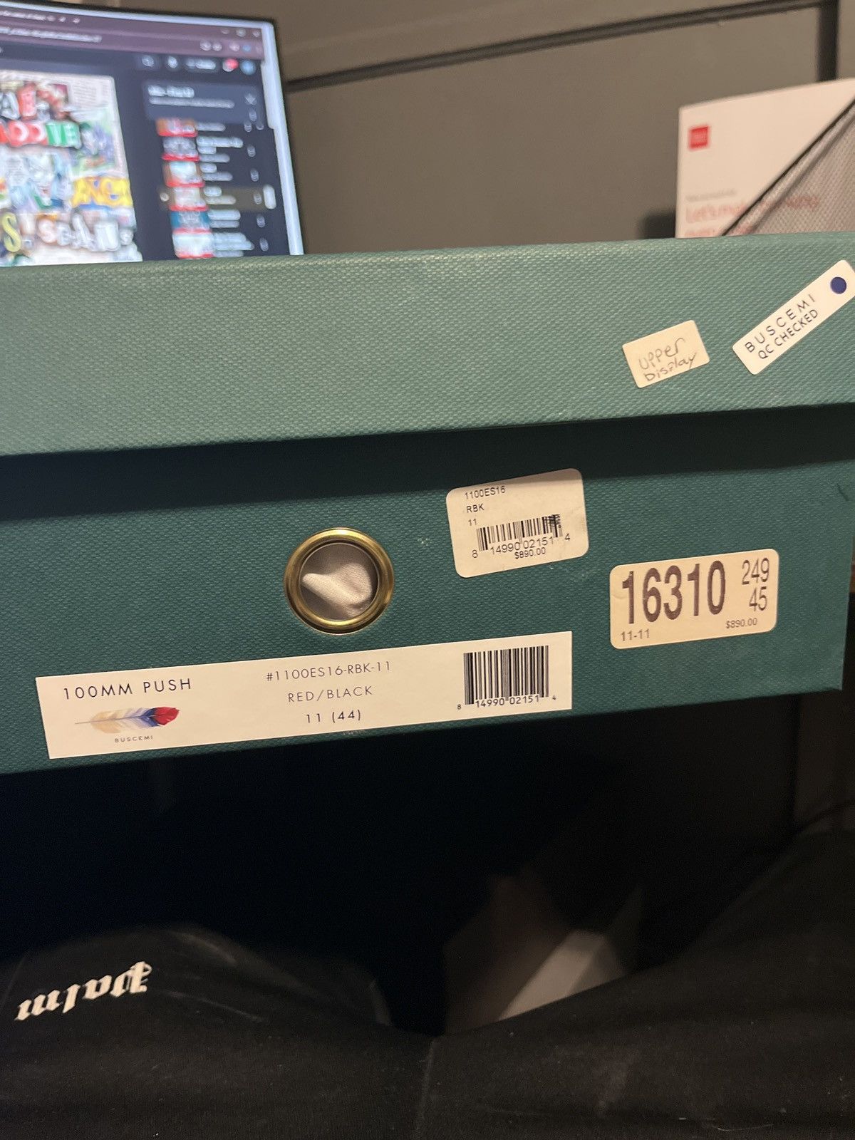 Buscemi Red/black Size US 11 / EU 44 - 4 Thumbnail