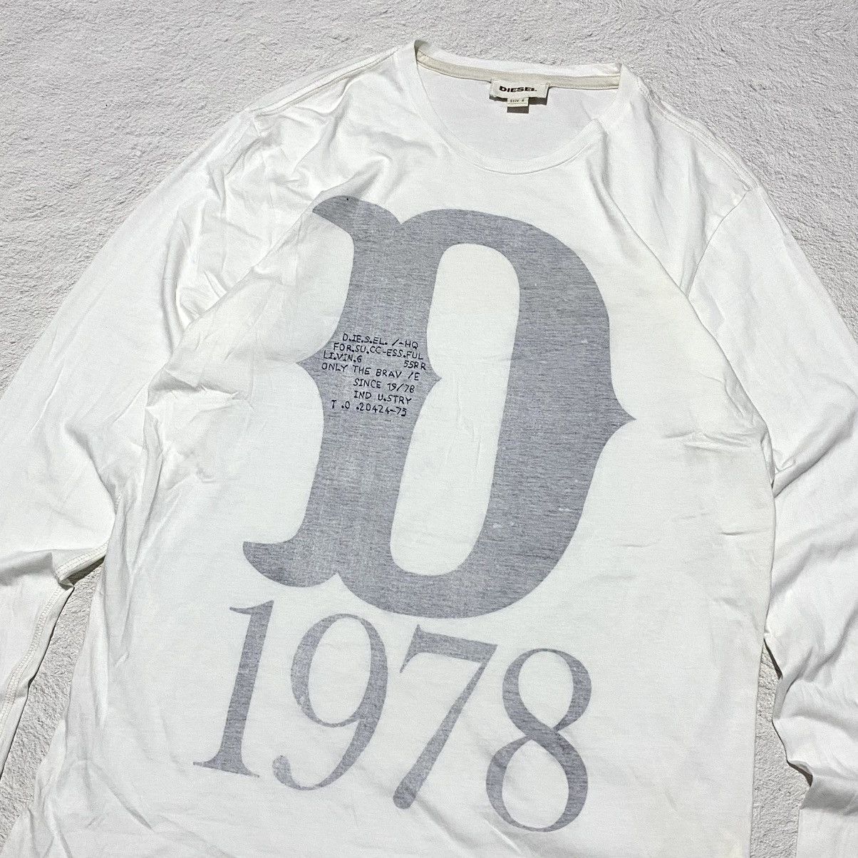 Diesel 🔥RARE🔥 Vintage diesel 2000s reversible longslevee Size US S / EU 44-46 / 1 - 2 Thumbnail