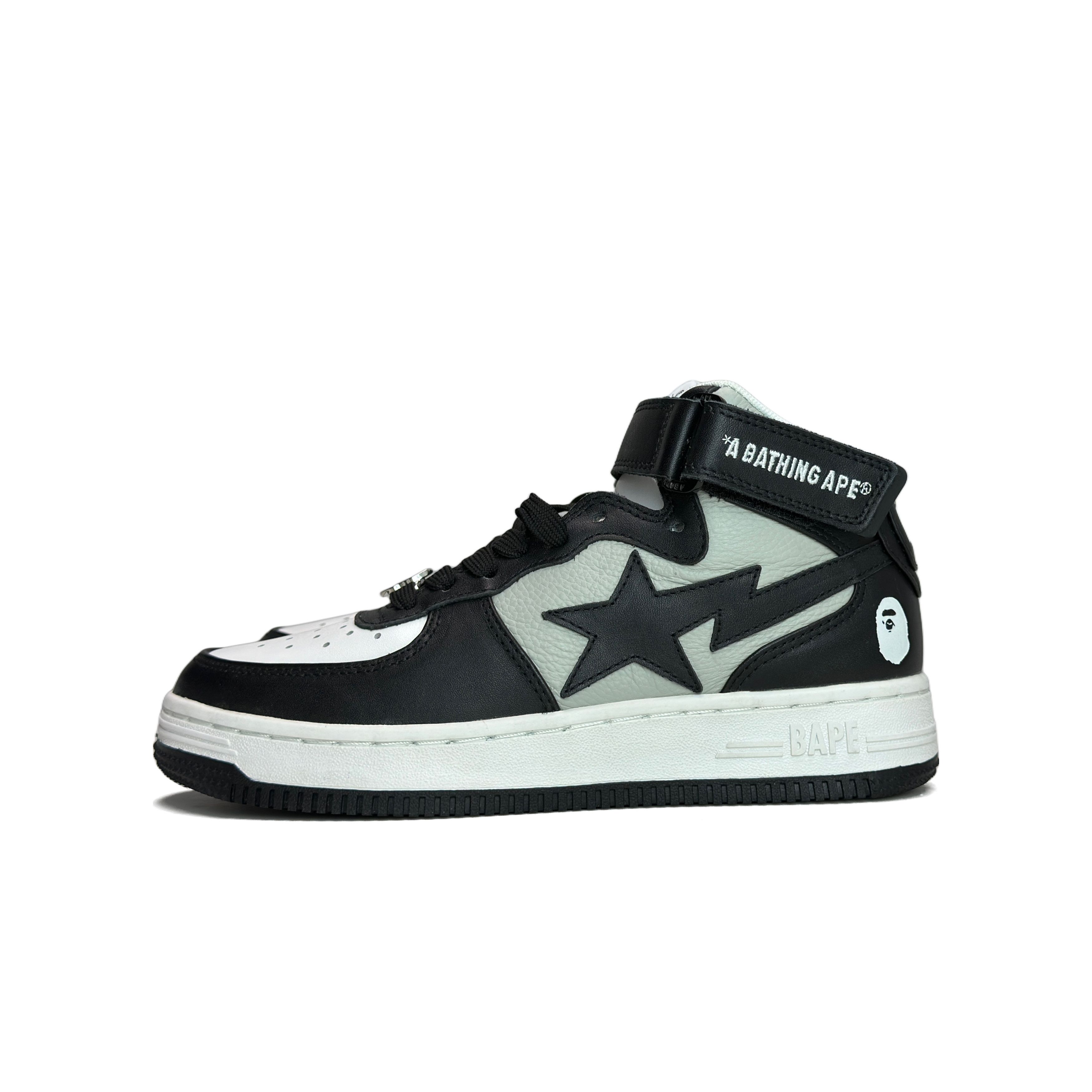 Bape A Bathing Ape Bape Sta Mid Black Sneakers US 6.5 Size US 6.5 / IT 36.5 - 1 Thumbnail