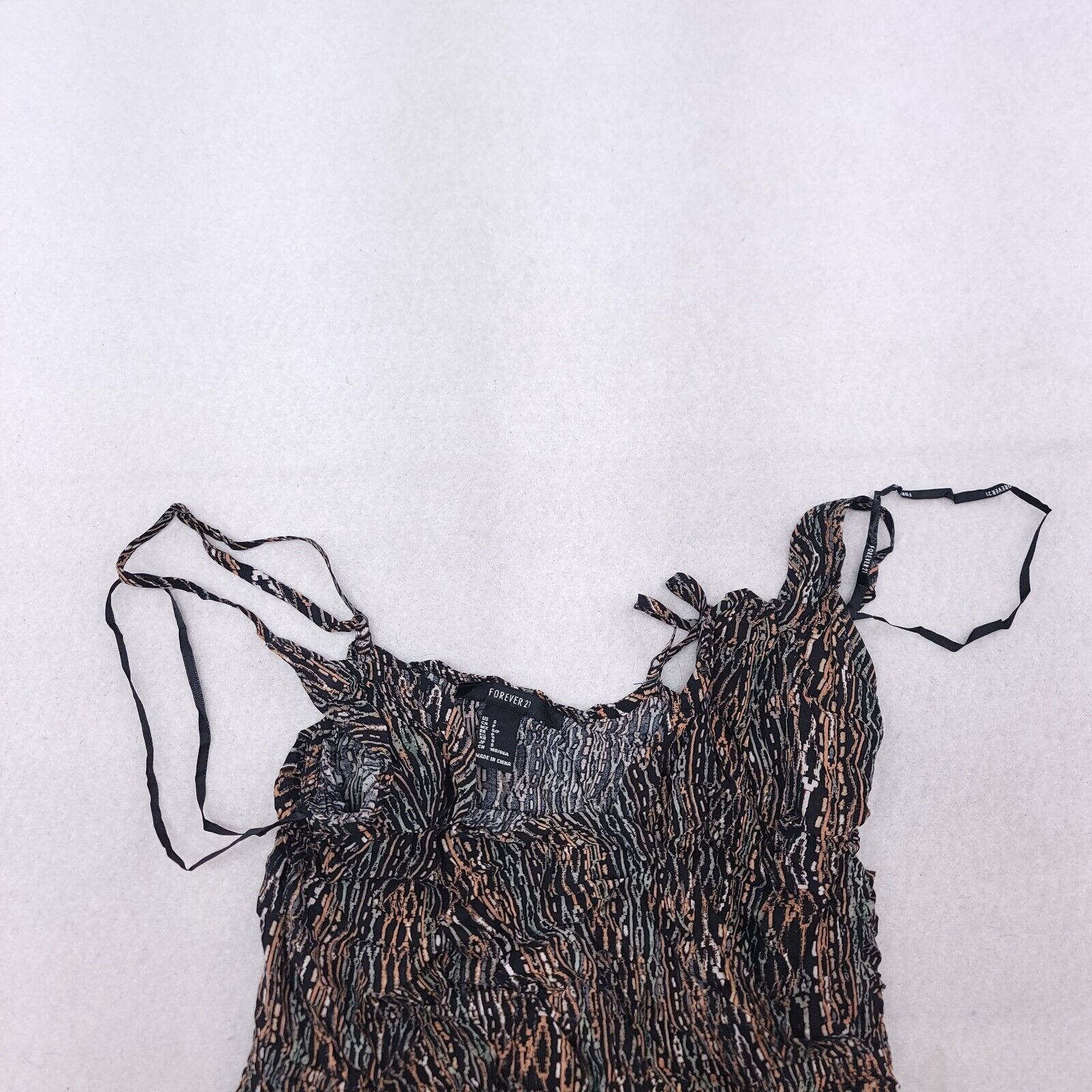 Forever 21 Forever 21 Casual One Piece Womens Size Small S Brown Green Size S / US 4 / IT 40 - 2 Thumbnail