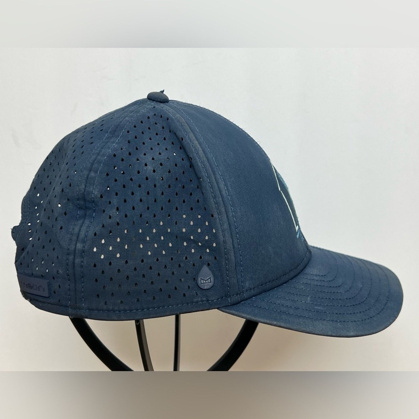 melin Melin A-Game Hydro Hat Water Resistant Cap Navy Dog Logo Size ONE SIZE - 2 Thumbnail