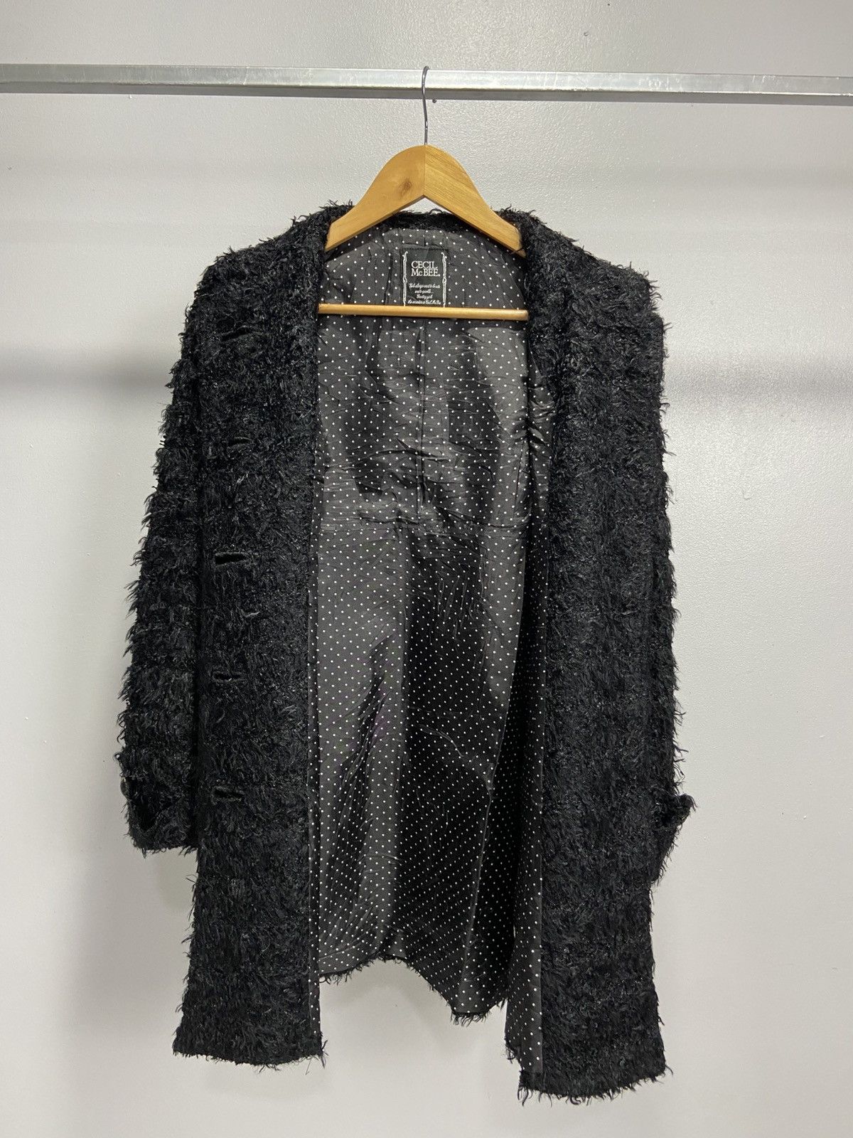 Designer × Japanese Brand × Vintage CECIL Mc BEE Mohair Jacket made in japan Size M / US 6-8 / IT 42-44 - 3 Thumbnail