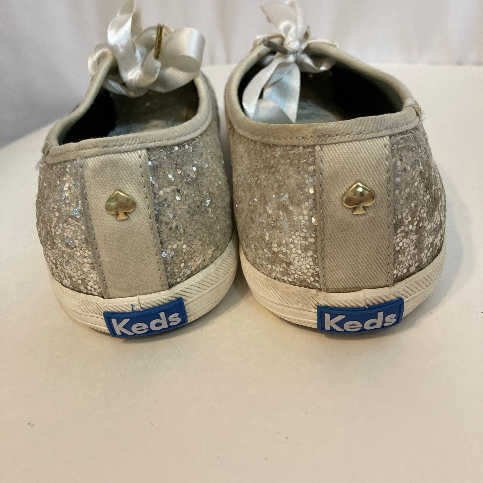 Kate Spade Keds x Kate Spade New York Champion Glitter Cream Sneakers Size US 8.5 / IT 38.5 - 9 Thumbnail