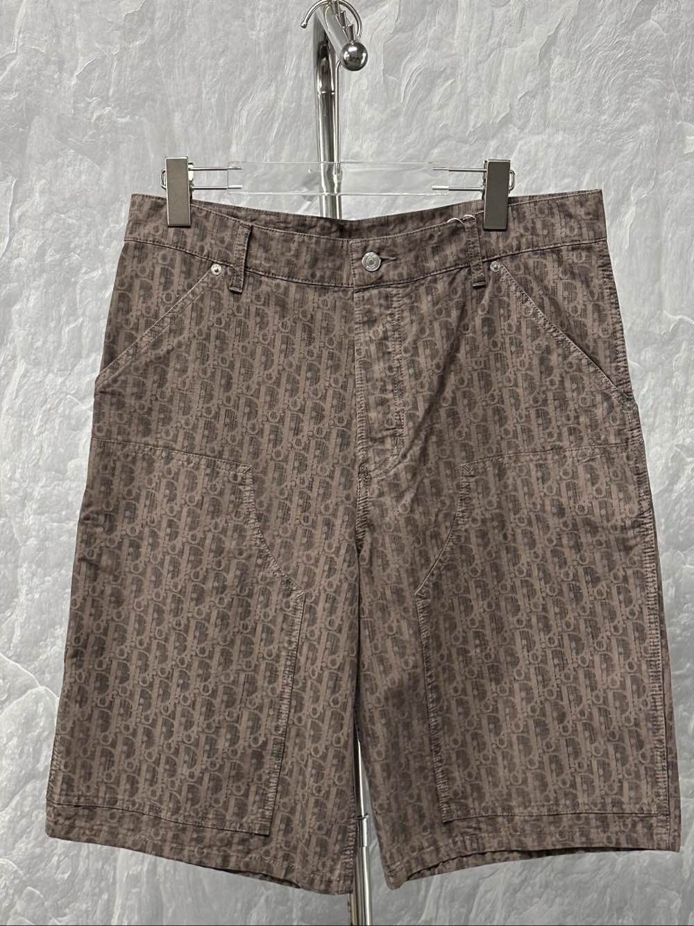 Dior Dior Oblique Pattern Shorts Size 31 Size US 31 - 1 Thumbnail