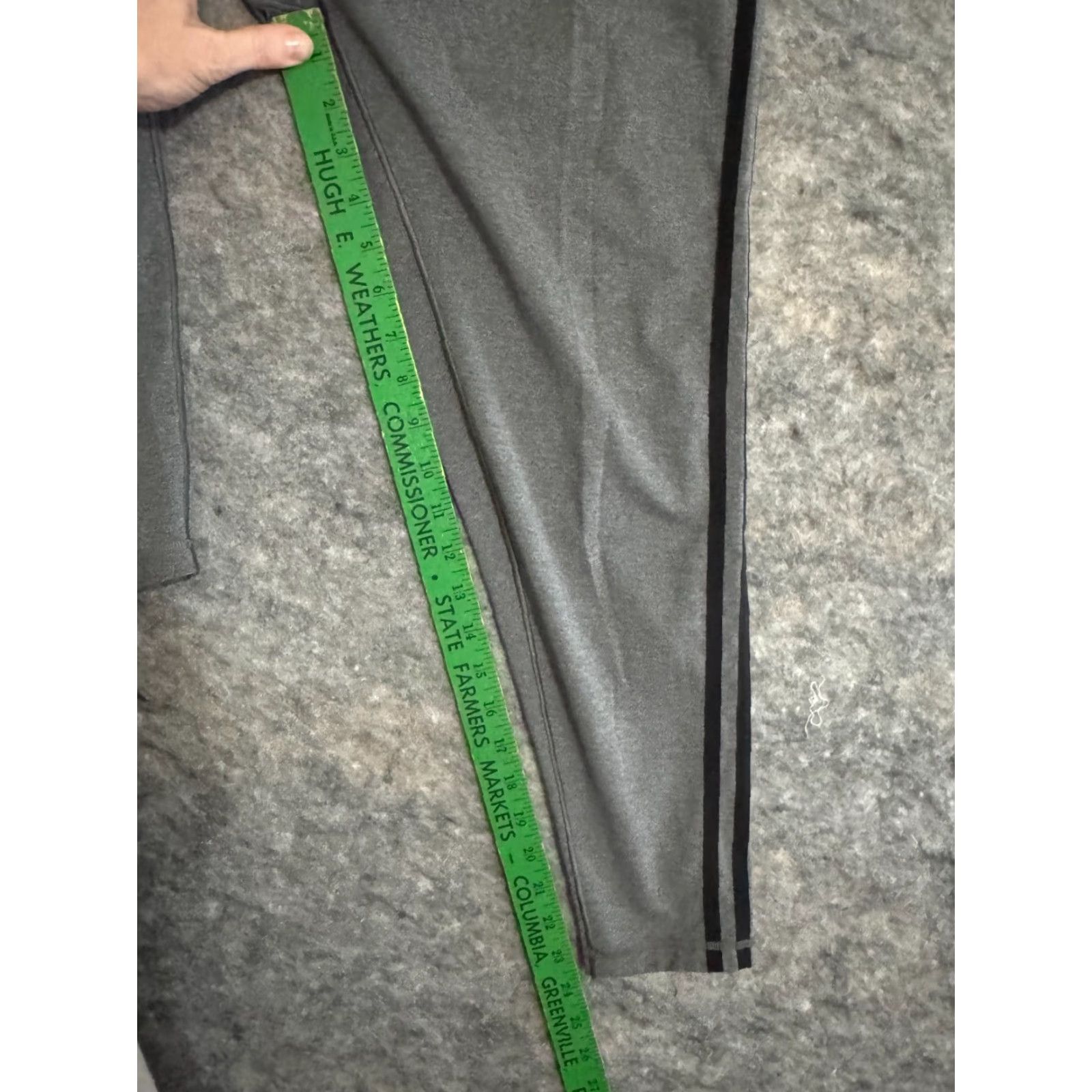 Adidas Adidas Originals Women's Track Pants XL Gray Elastic Waist Lightweight Pockets Sports Adults? Size 40" / US 18 - 4 Thumbnail