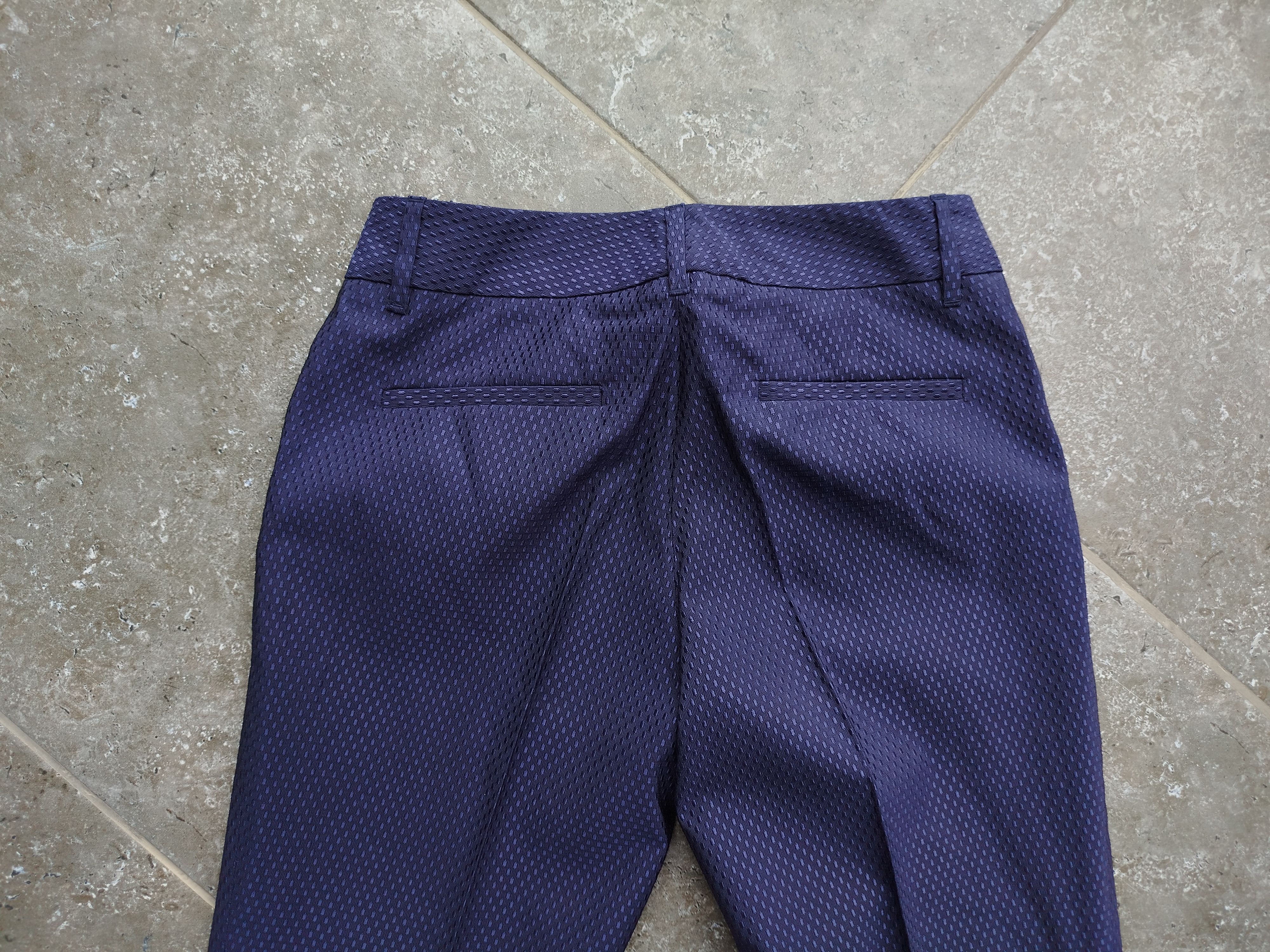 Gucci Gucci Dress Pants Jacquard Pockets Wool Silk Blend 2009 Size 26" / US 2 / IT 38 - 9 Thumbnail