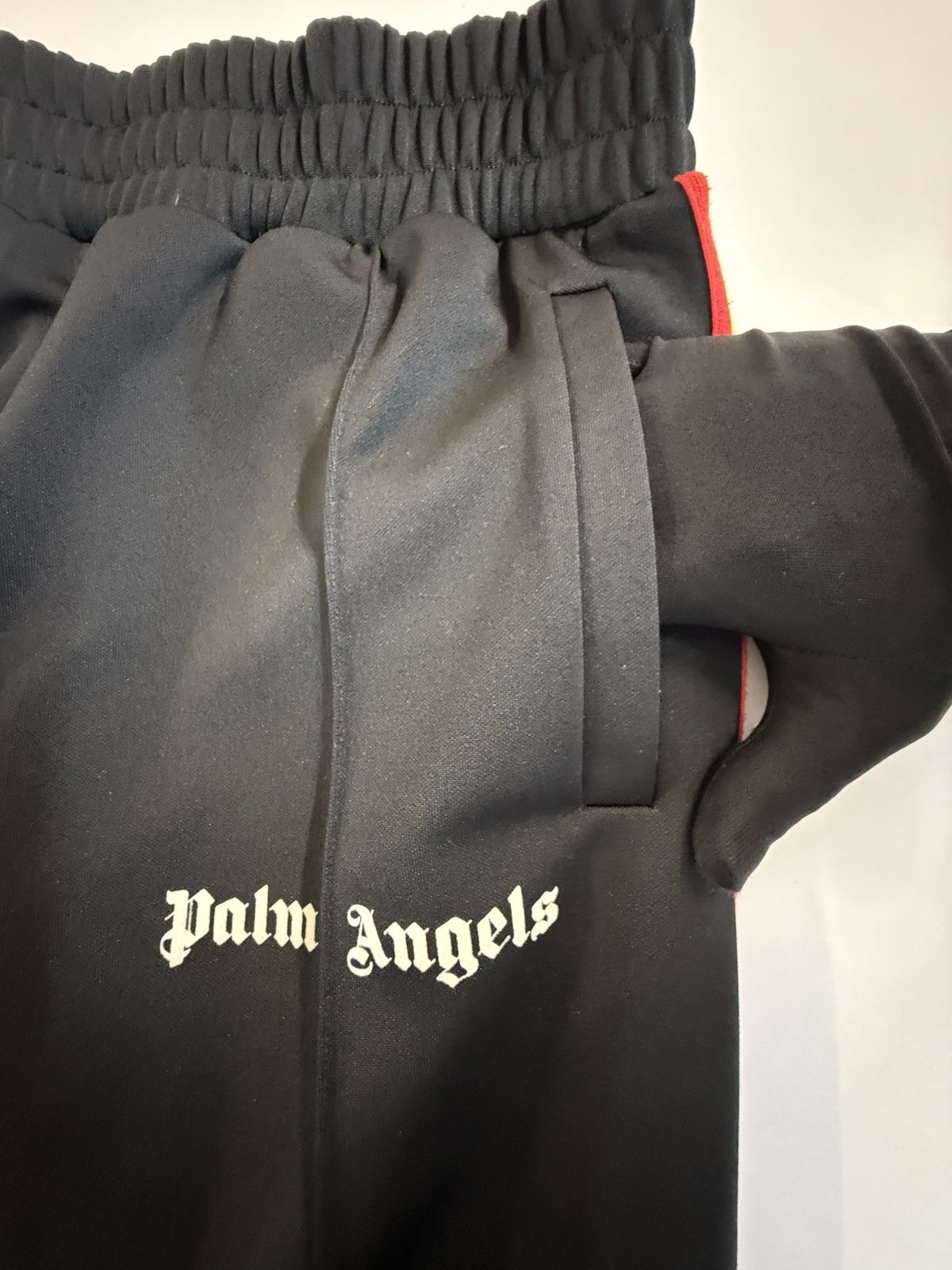 Palm Angels Palm Angels Rainbow Side Stripe Track Pants-Black Size US 34 / EU 50 - 18 Thumbnail