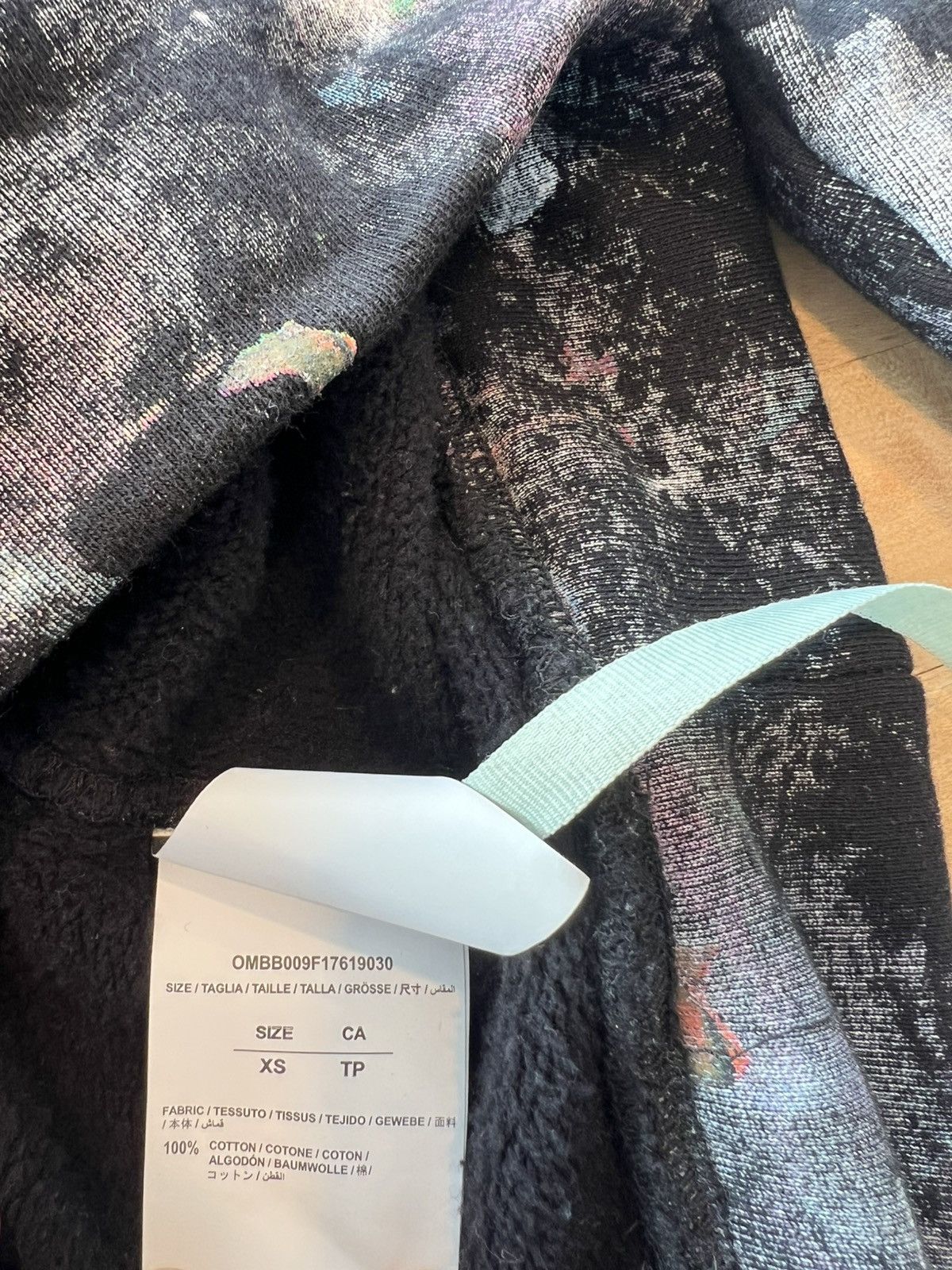 Off-White Off White Galaxy Brushed Graphic Hoodie Size US XS / EU 42 / 0 - 6 Thumbnail