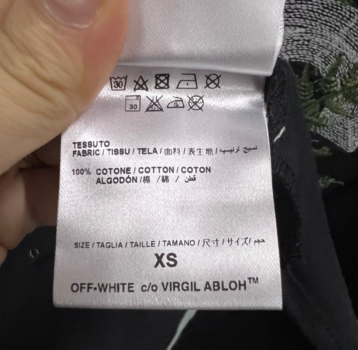 Off-White OFF-WHITE OW Vintage Washed Embroidered Denim Shirt J41 Size US XS / EU 42 / 0 - 3 Thumbnail