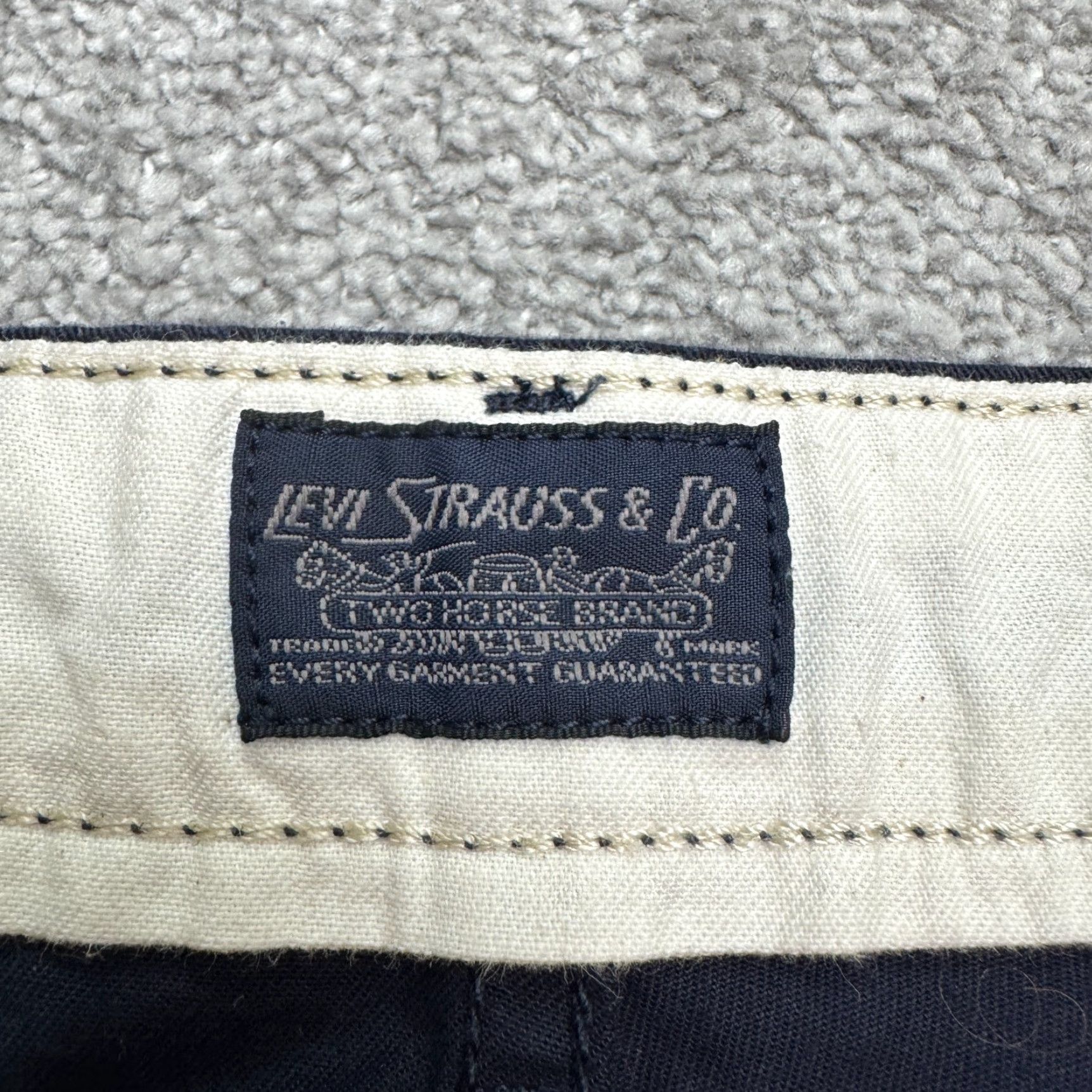 Bonobos Levi's Cotton Chino Pants Mens 36x30 Navy Blue Straight Leg Flat Front Classic Size US 36 / EU 52 - 7 Thumbnail