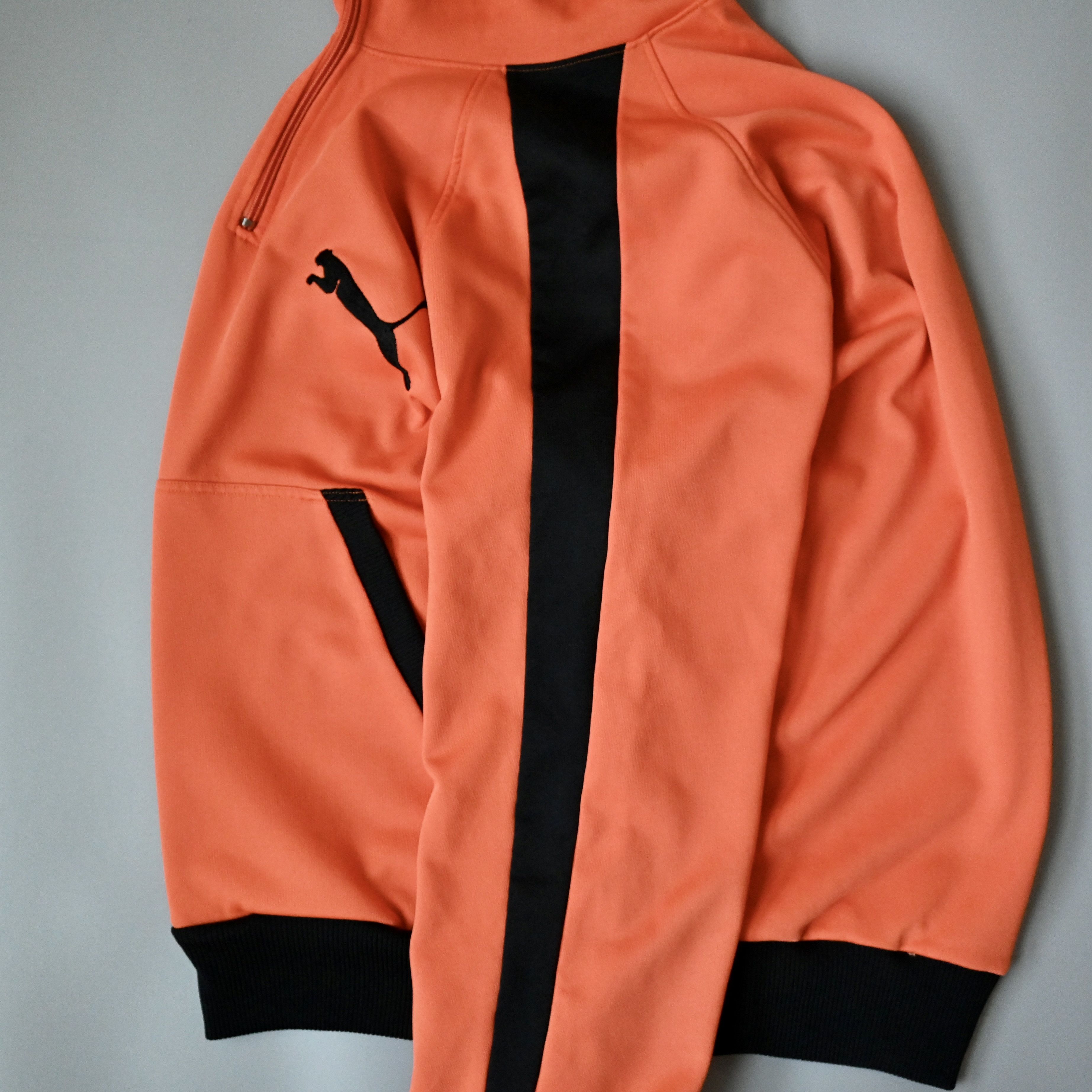 Japanese Brand VTG 1980s PUMA half-zip pullover hooded truck jacket Size US M / EU 48-50 / 2 - 7 Thumbnail
