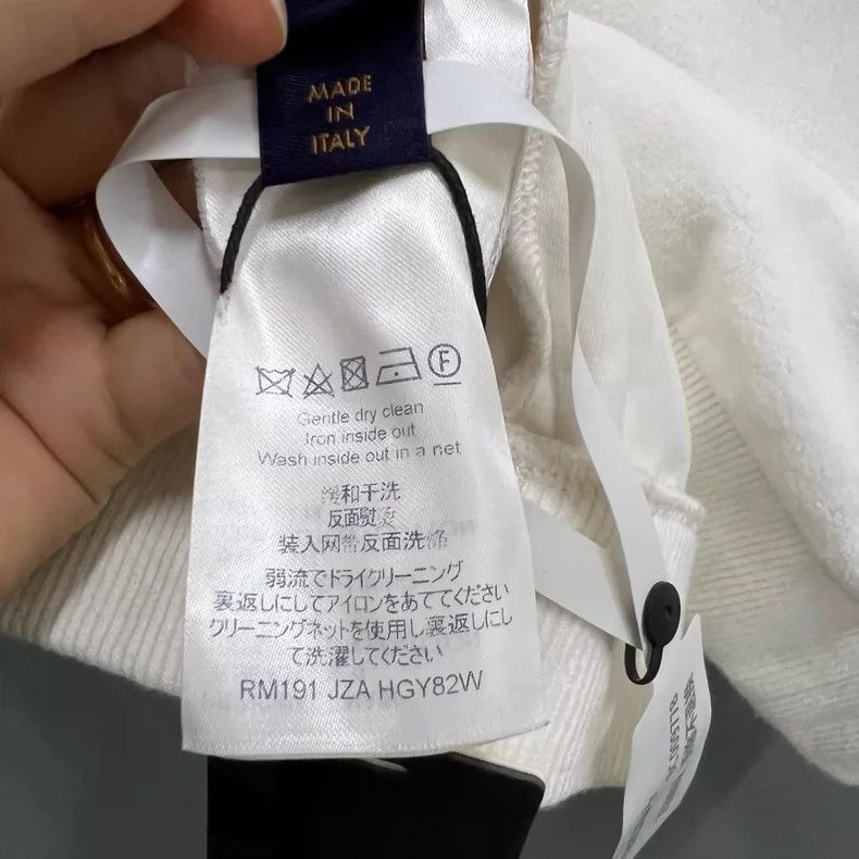 Louis Vuitton Louis Vuitton White Velvet HalfZip Jacket-2506 Size US S / EU 44-46 / 1 - 5 Thumbnail