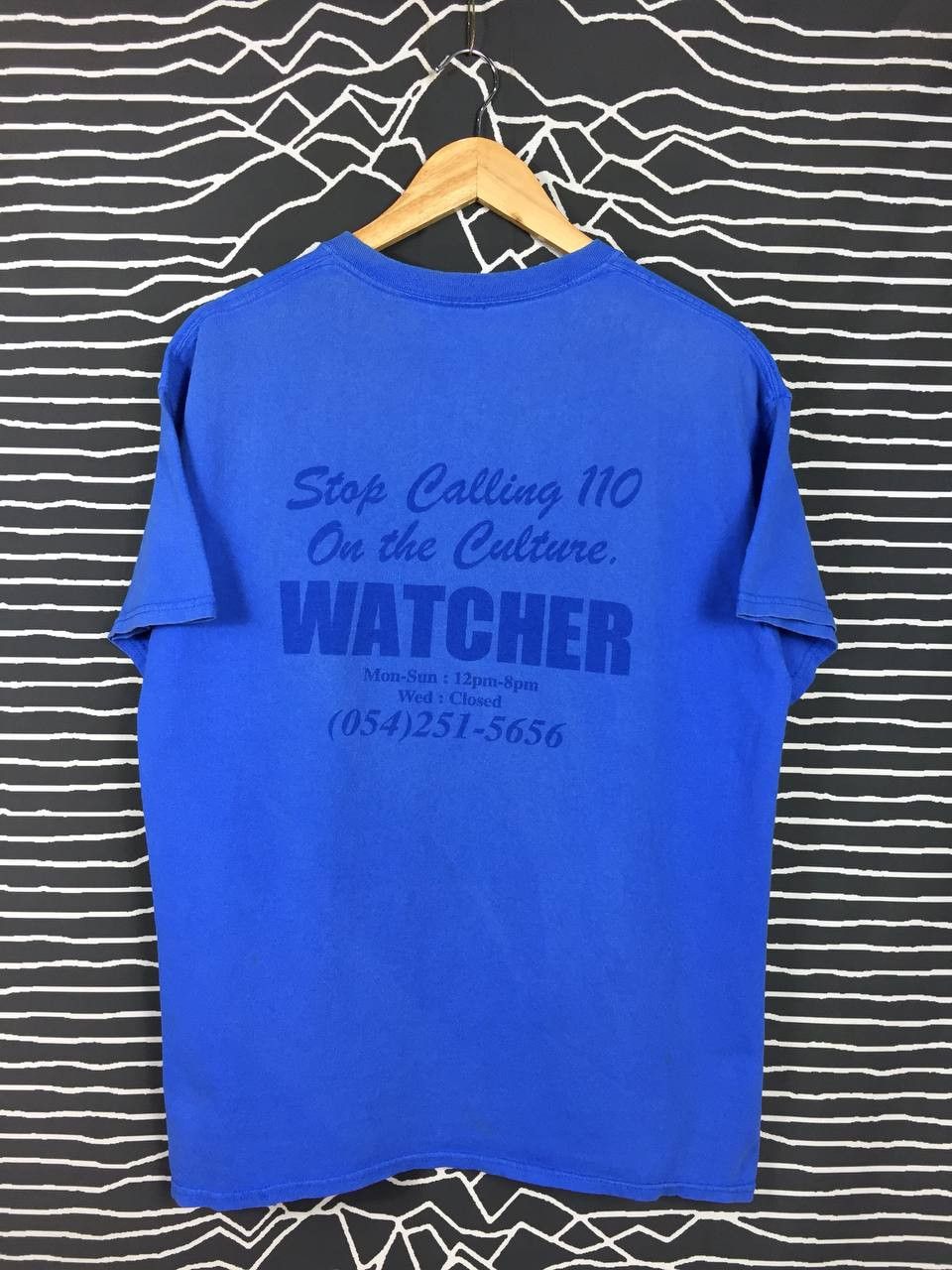 Vintage Watcher Skateboard Shop Stop Calling 110 On The Culture Tee Size US L / EU 52-54 / 3 - 10 Thumbnail