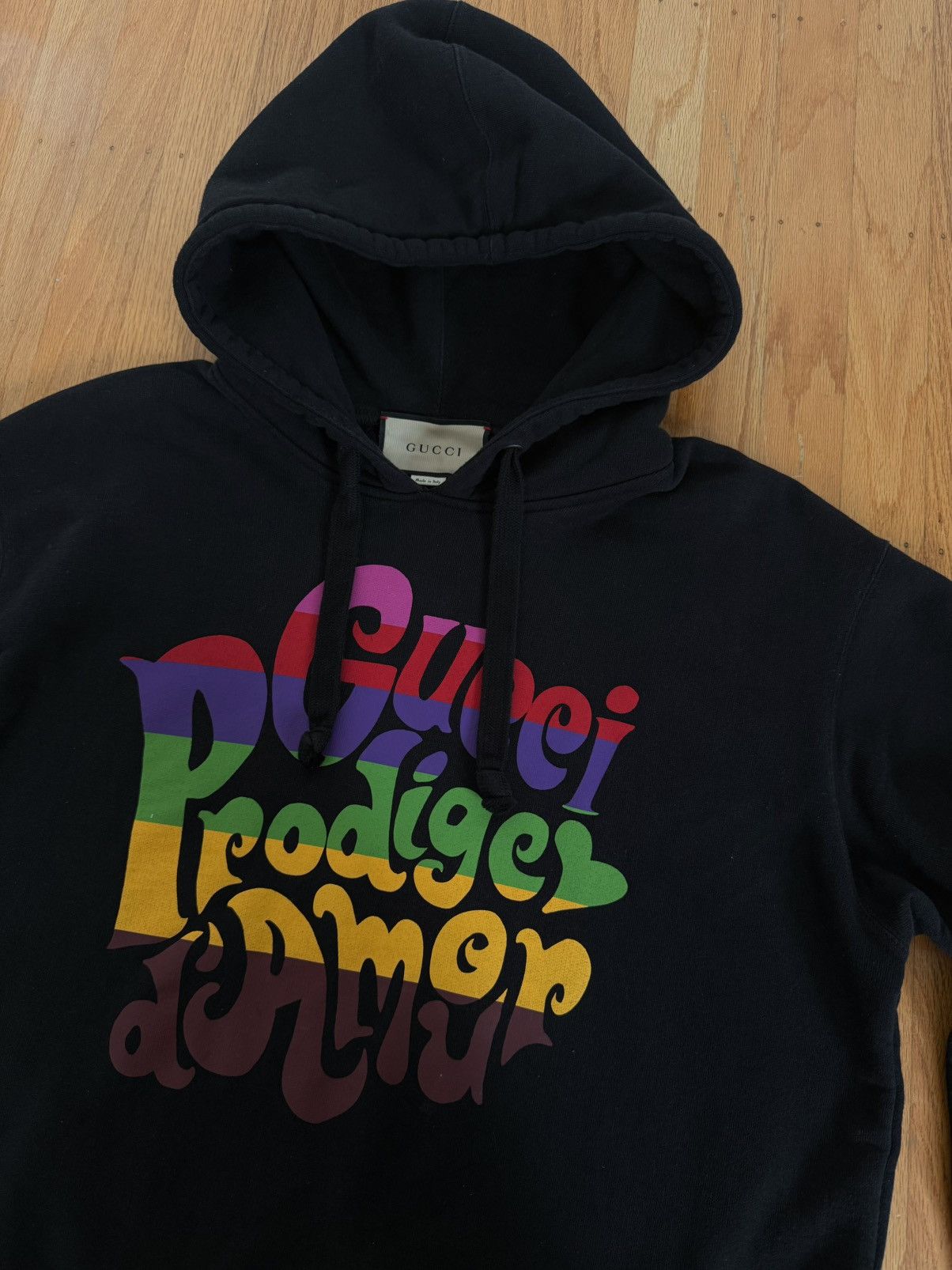 Gucci GUCCI SS21 “PRODIGE D’AMOUR” HOODIE Size US M / EU 48-50 / 2 - 3 Thumbnail