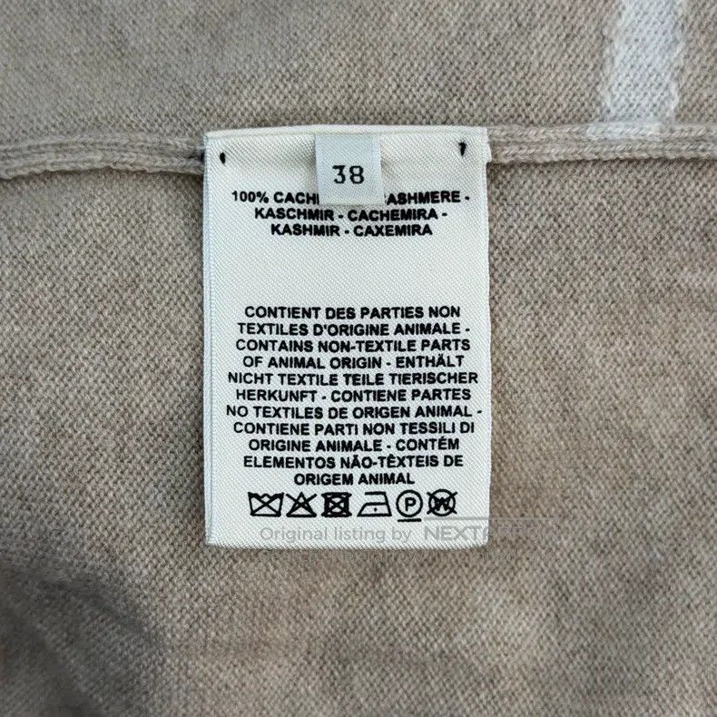 Hermes Hermes Beige collar button cashmere sweater Size XS / US 0-2 / IT 36-38 - 6 Thumbnail
